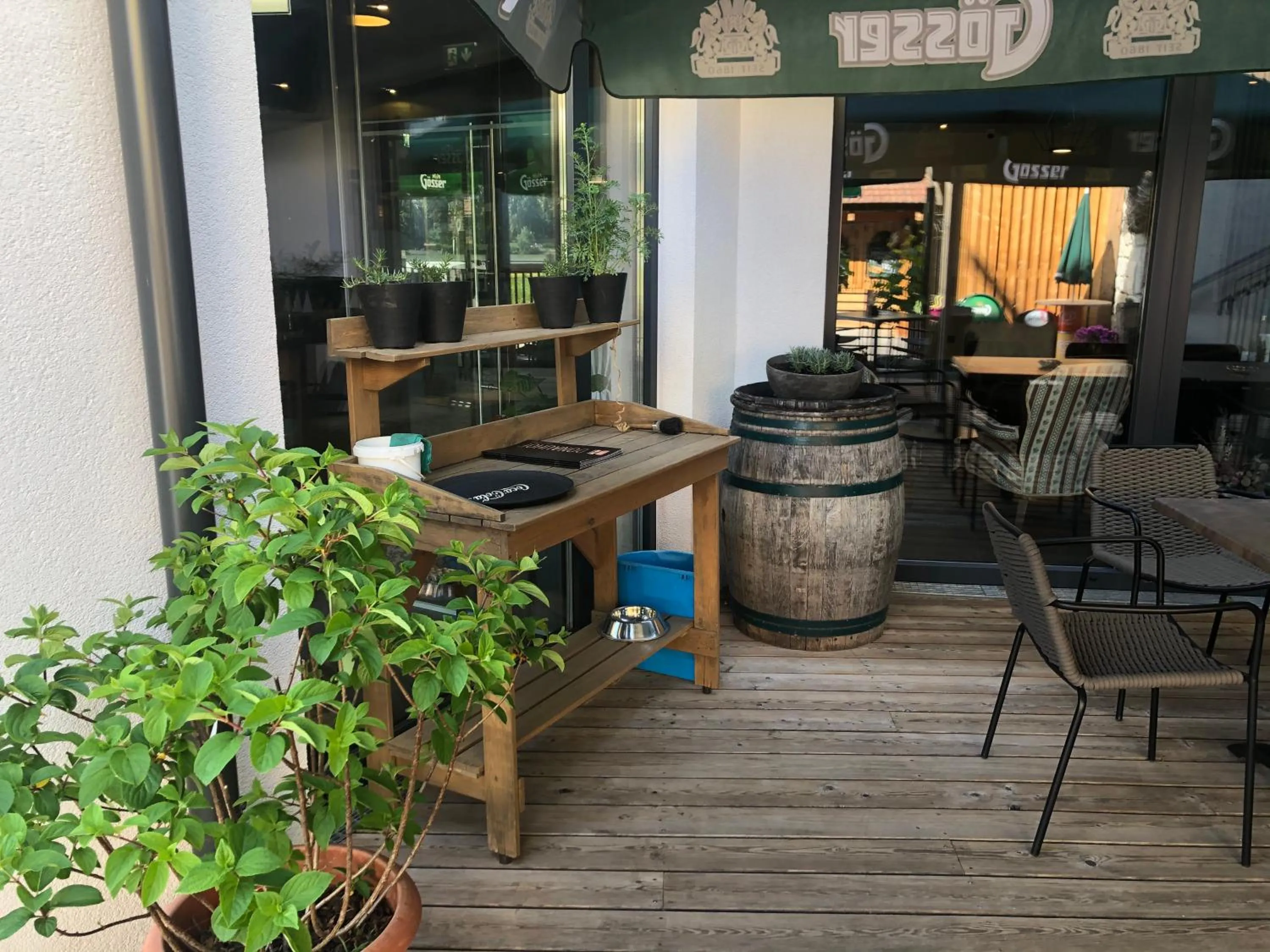 Garden in Hotel Donauhof Mauthausen