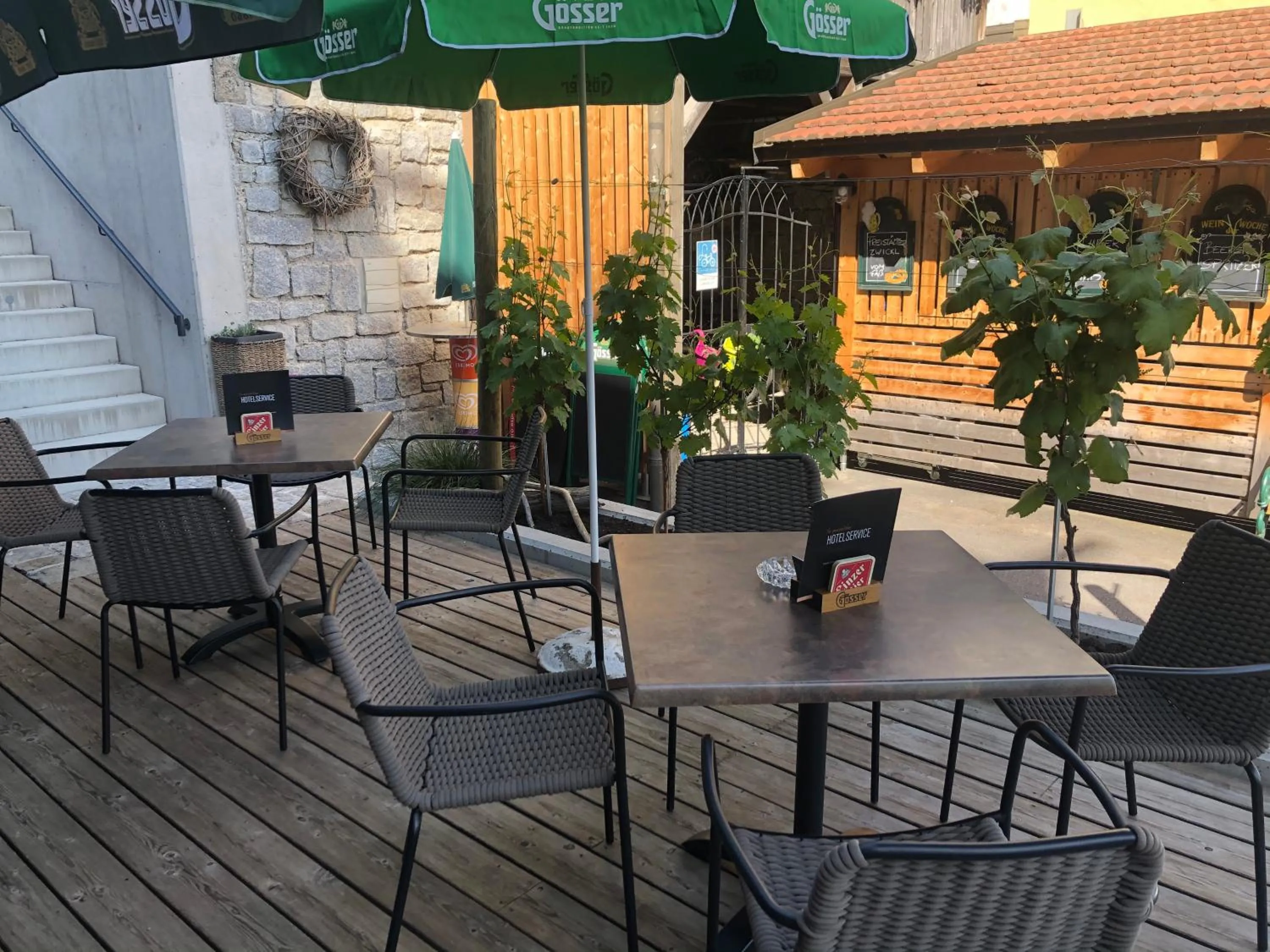 Garden in Hotel Donauhof Mauthausen