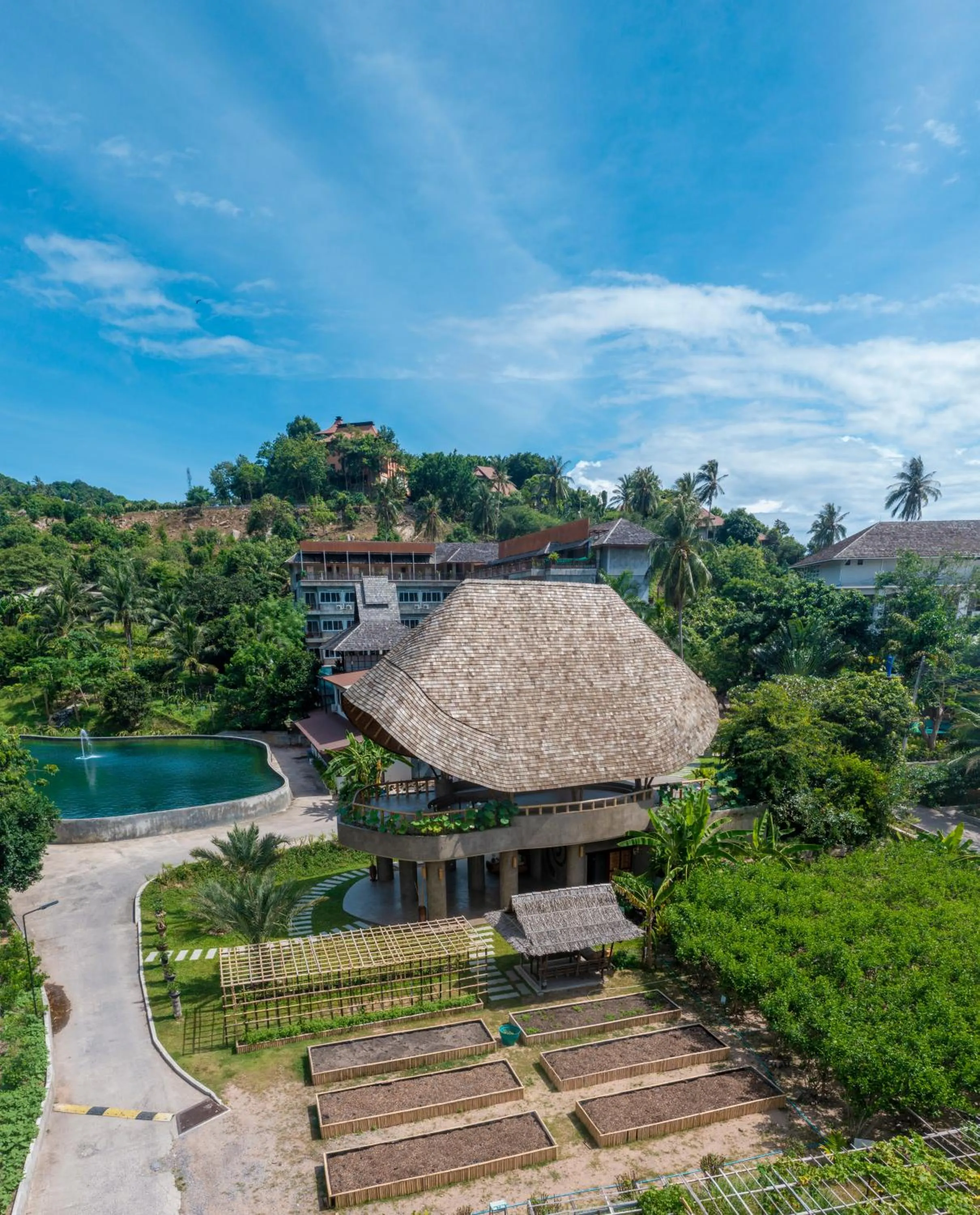 Property building in Ban's Diving Resort