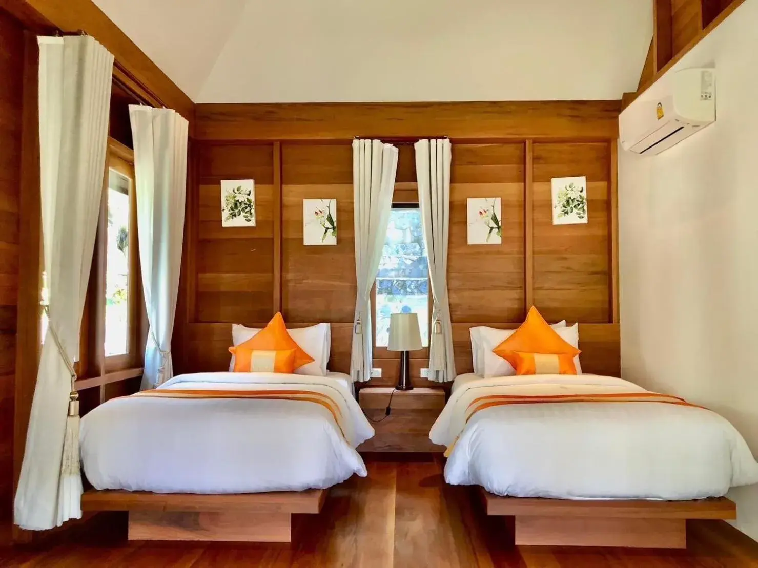 Bed in Ban's Diving Resort Bed in Ban's Diving Resort