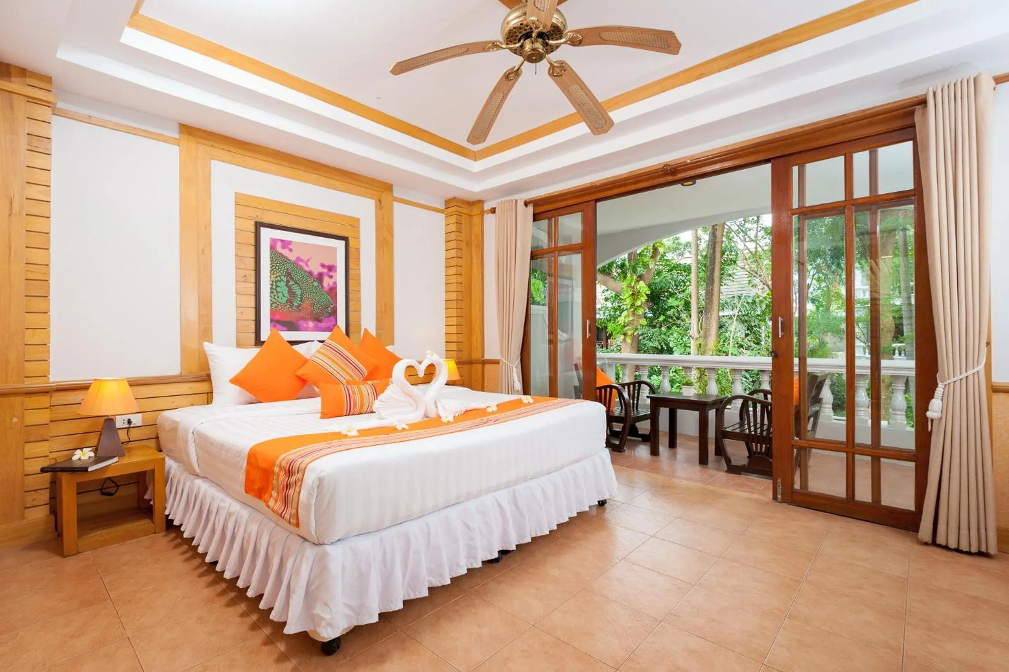 Bedroom, Bed in Ban's Diving Resort