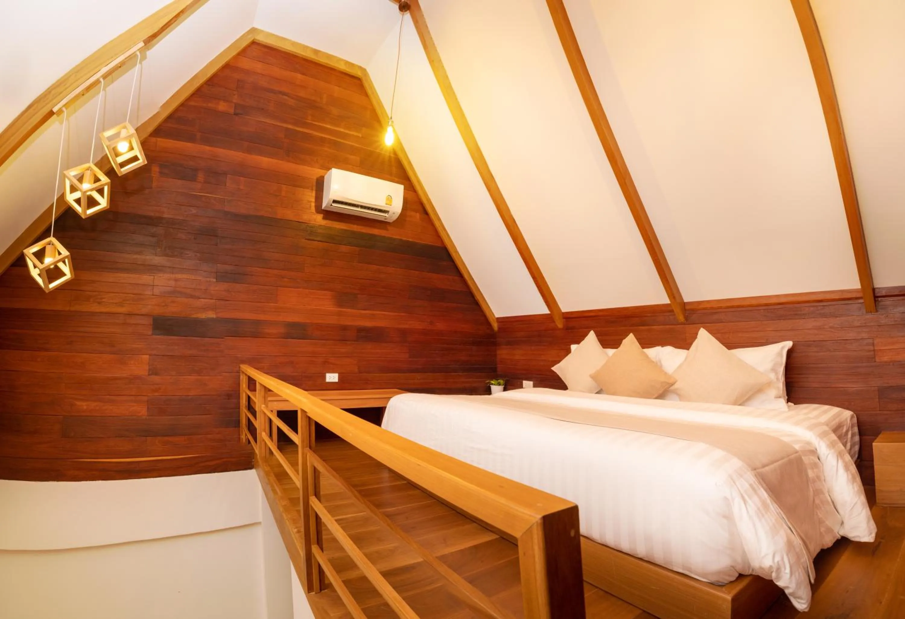 Bed in Ban's Diving Resort