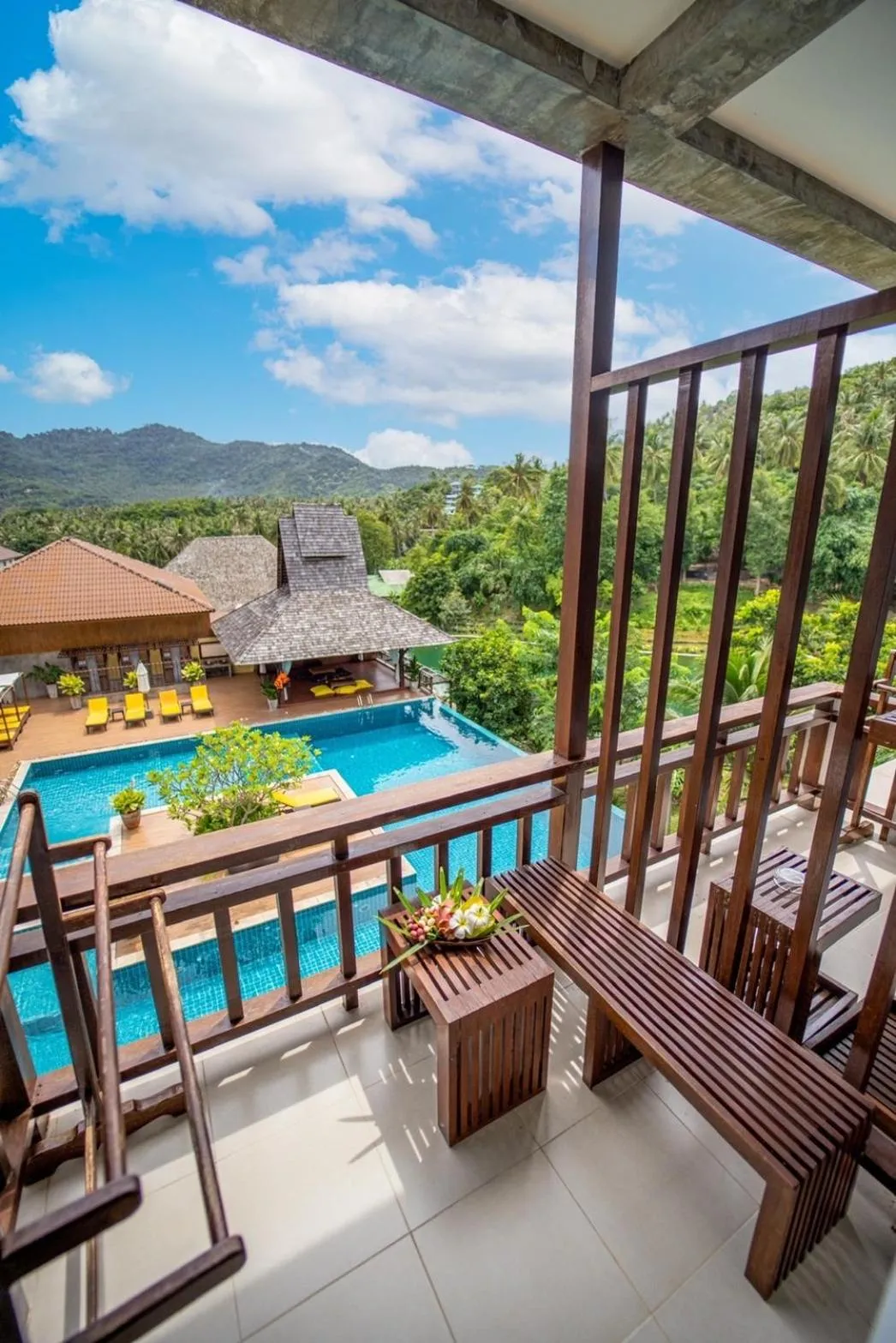 Mountain view in Ban's Diving Resort