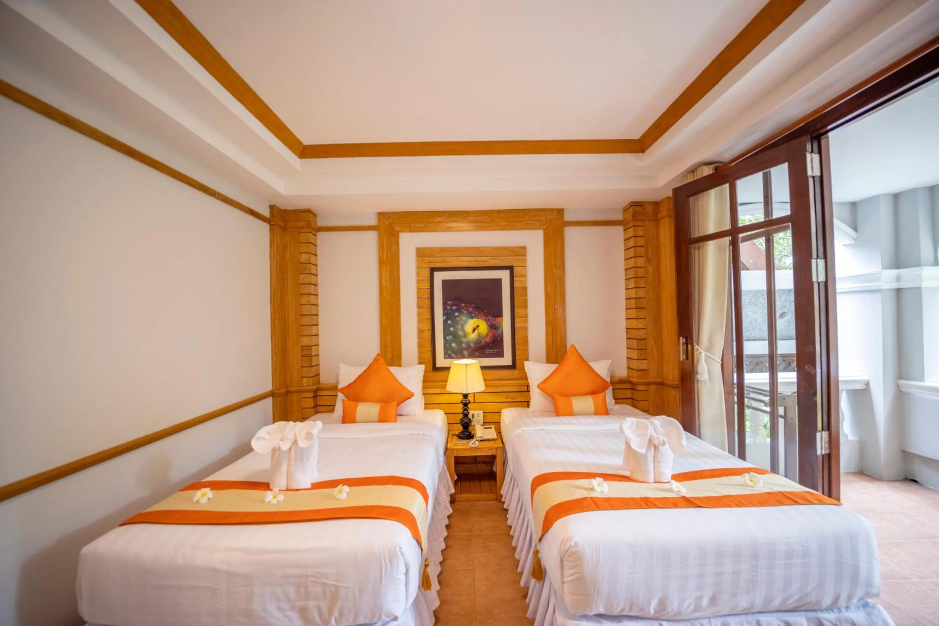 Bedroom, Bed in Ban's Diving Resort