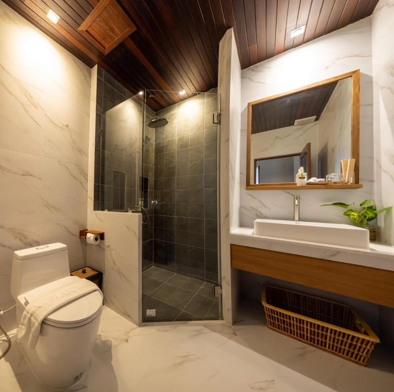 Shower in Ban's Diving Resort