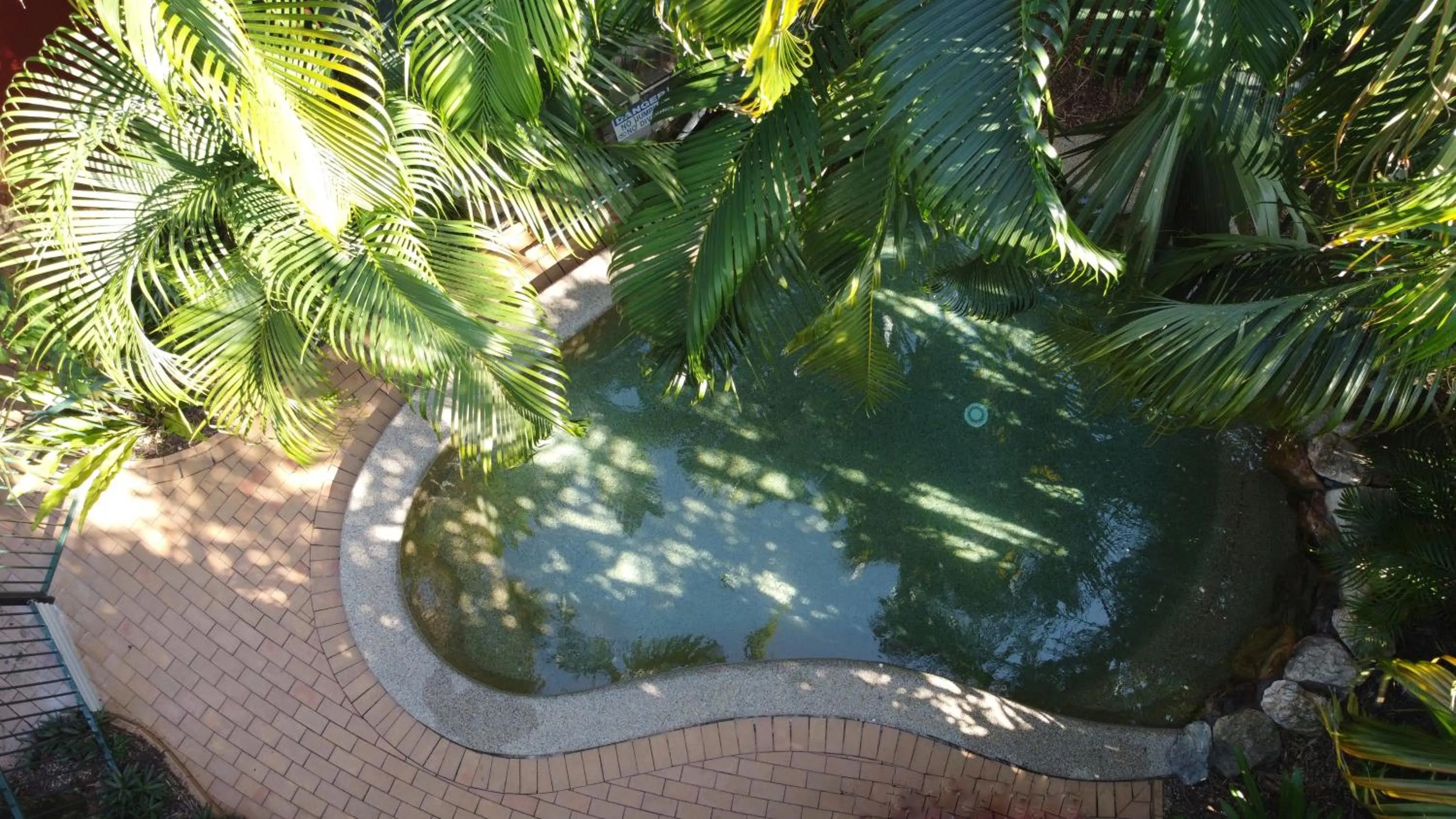 Bird's eye view in Dreamtime Hostel