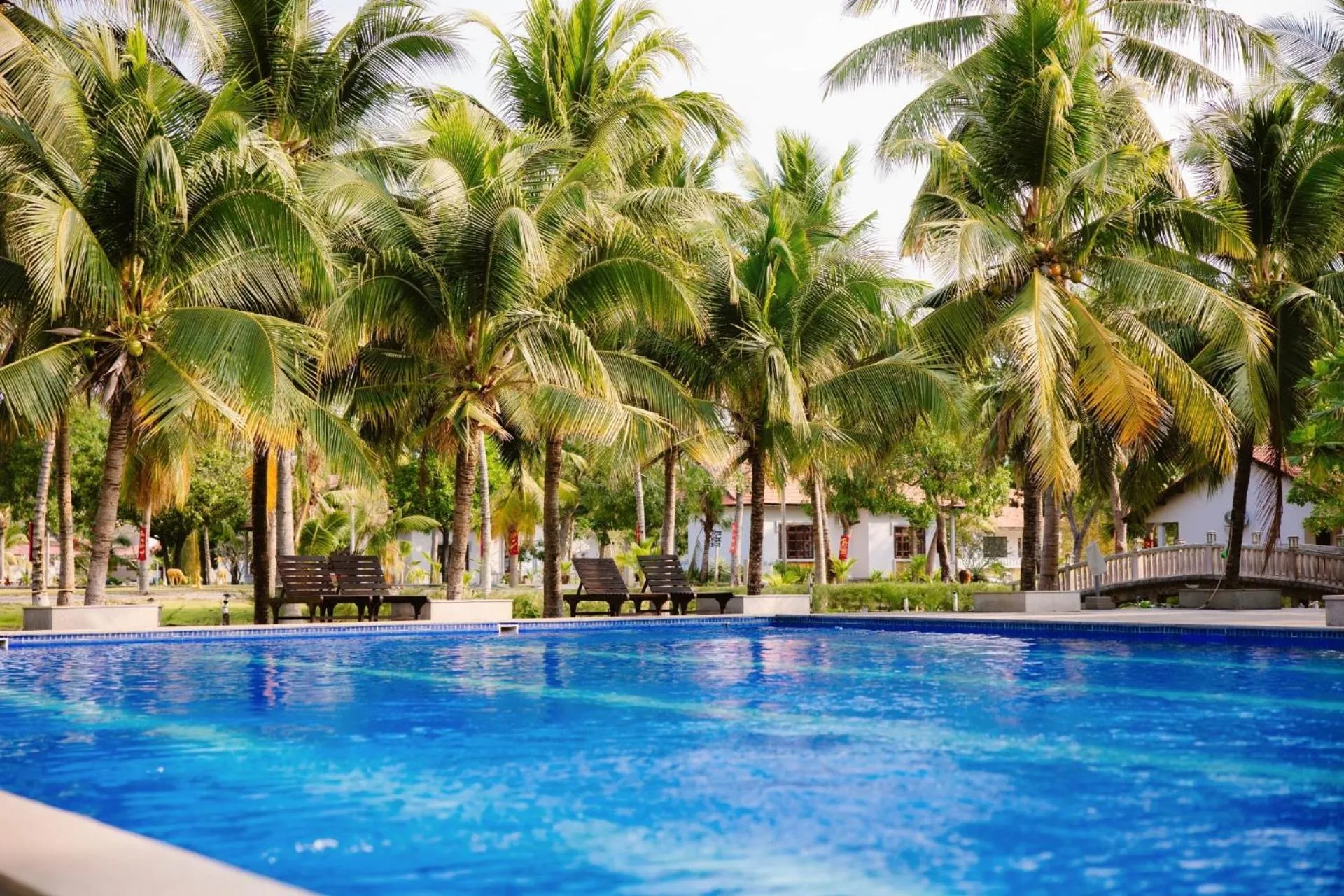 Garden view in Dat Lanh Beach Resort