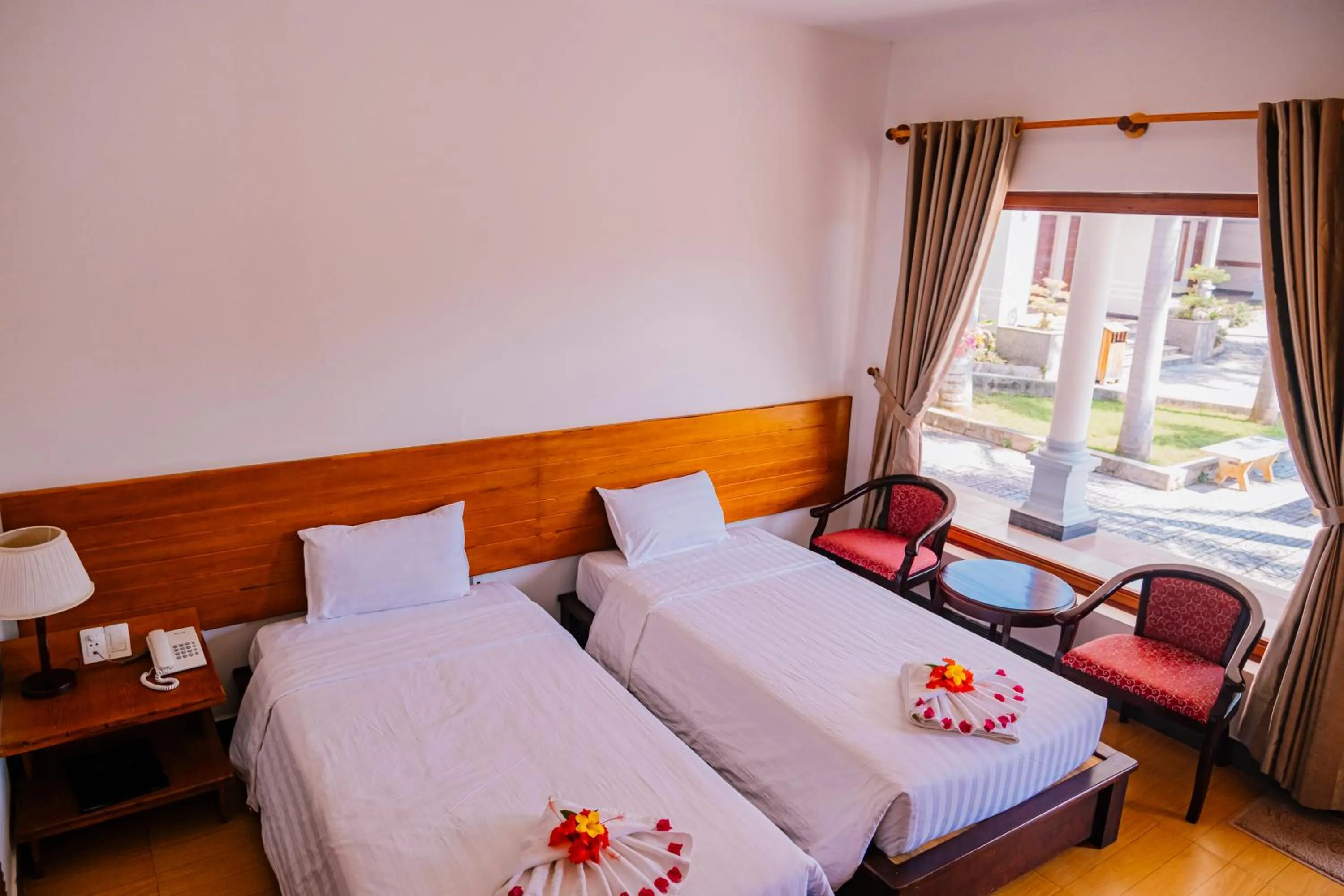 Bed in Dat Lanh Beach Resort