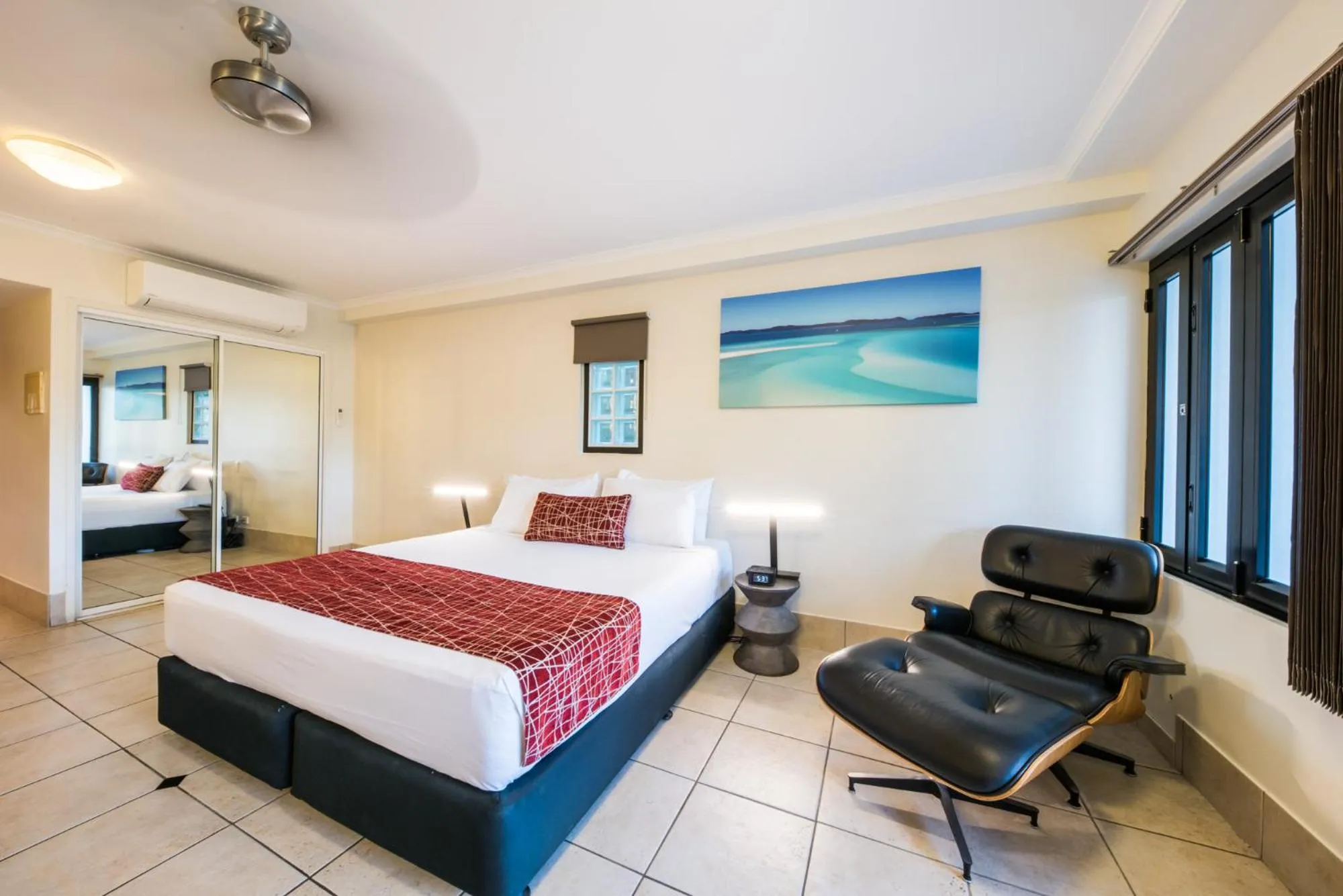 Living room, Bed in at Waterfront Whitsunday Retreat - Adults Only