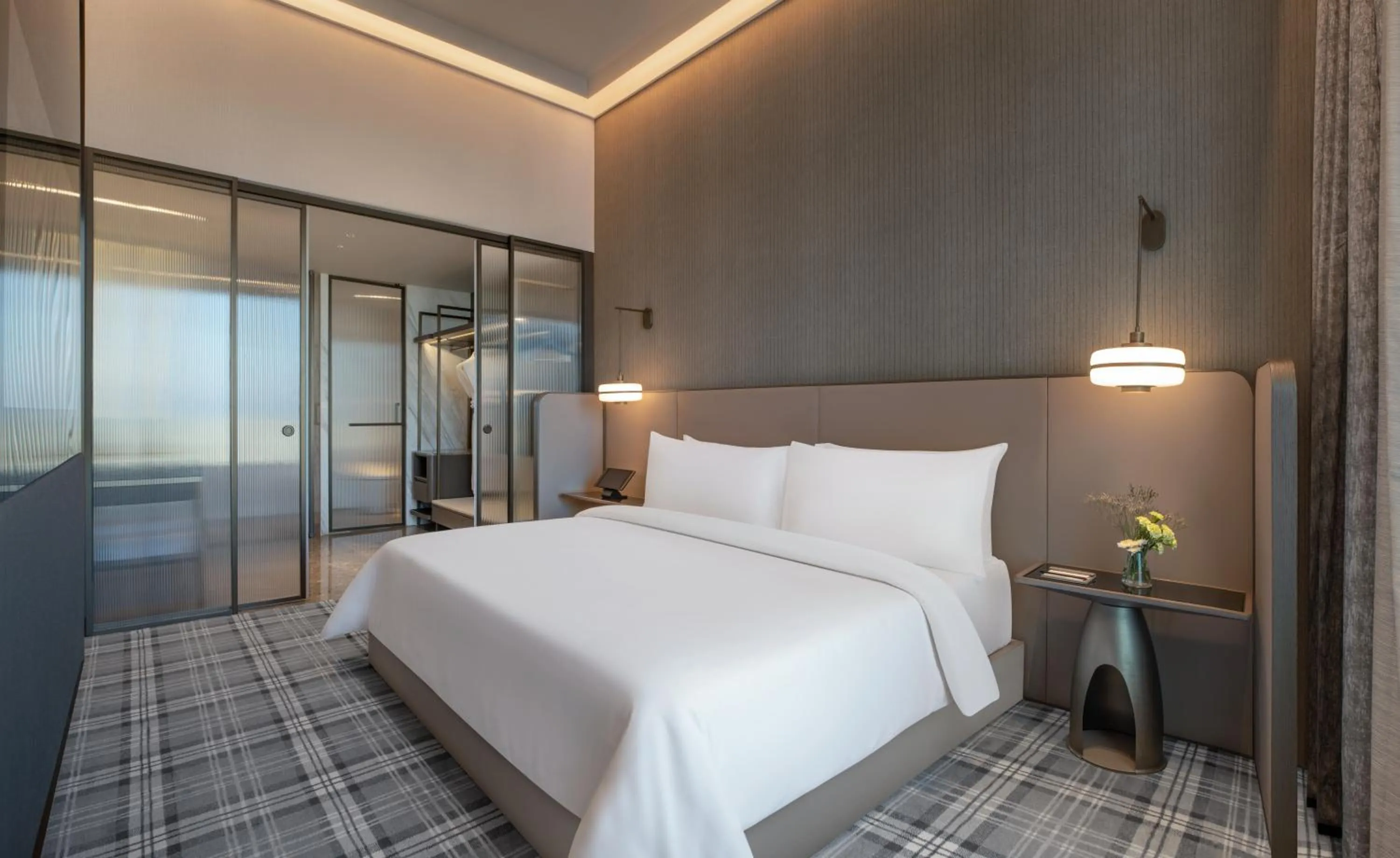 Bedroom, Bed in The Residency Towers