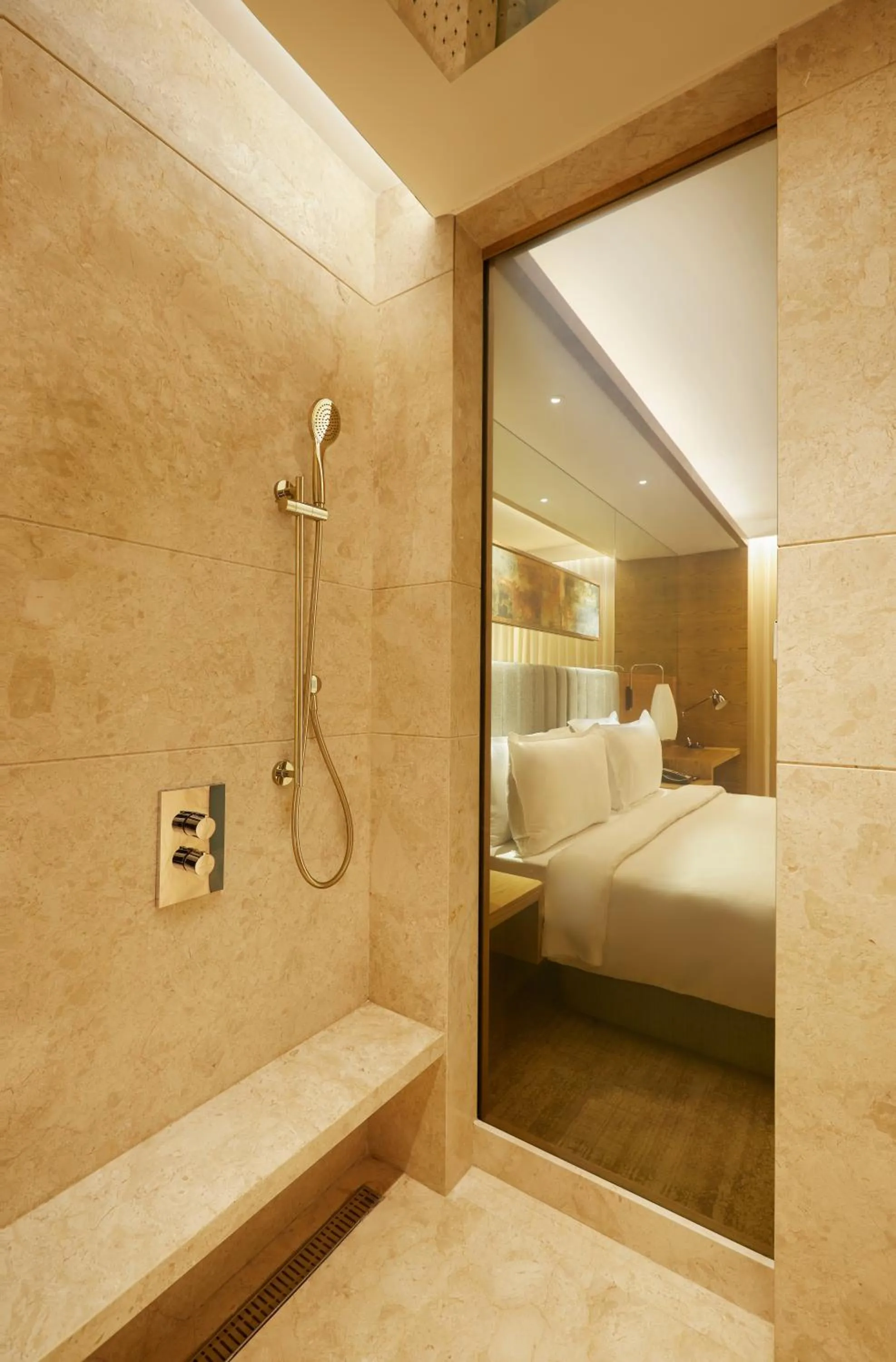 Bathroom, Bed in The Residency Towers