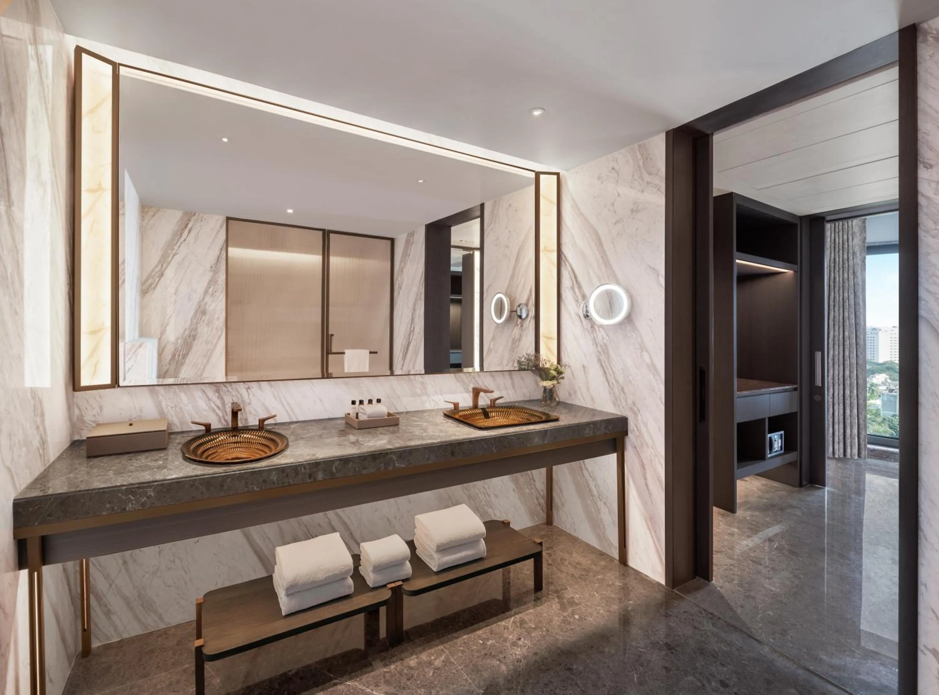 towels in The Residency Towers