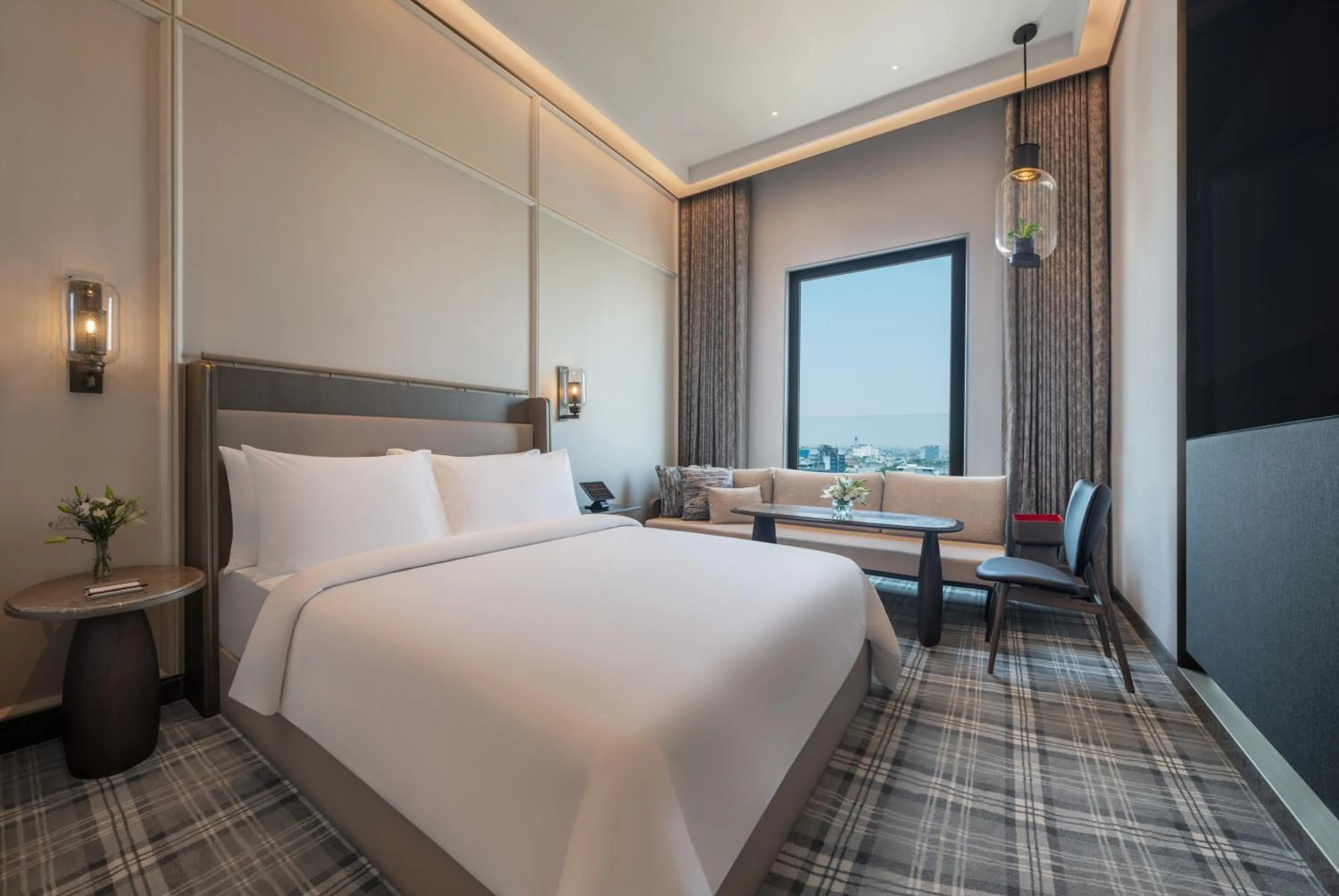 Bedroom, Bed in The Residency Towers