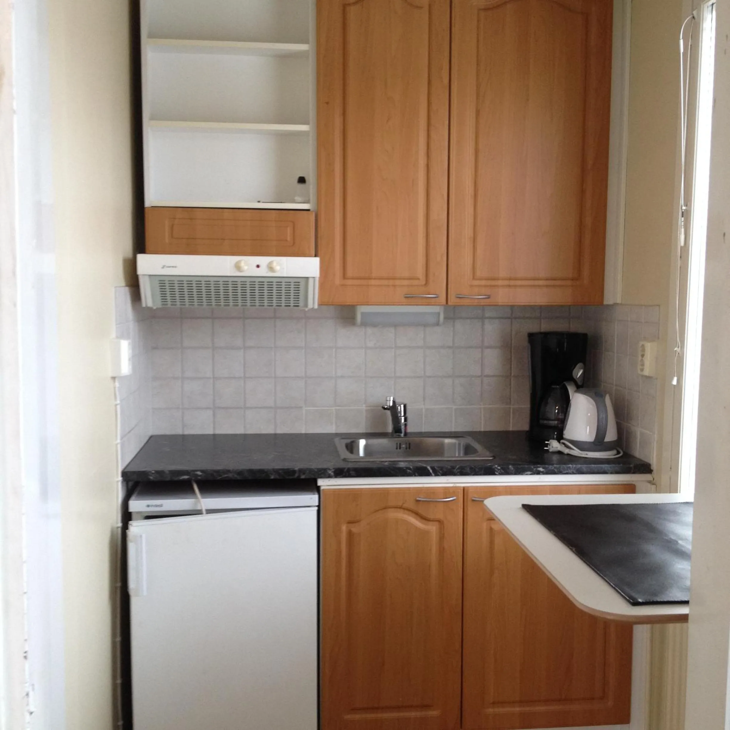 Kitchen or kitchenette in Hotel Lamminpää