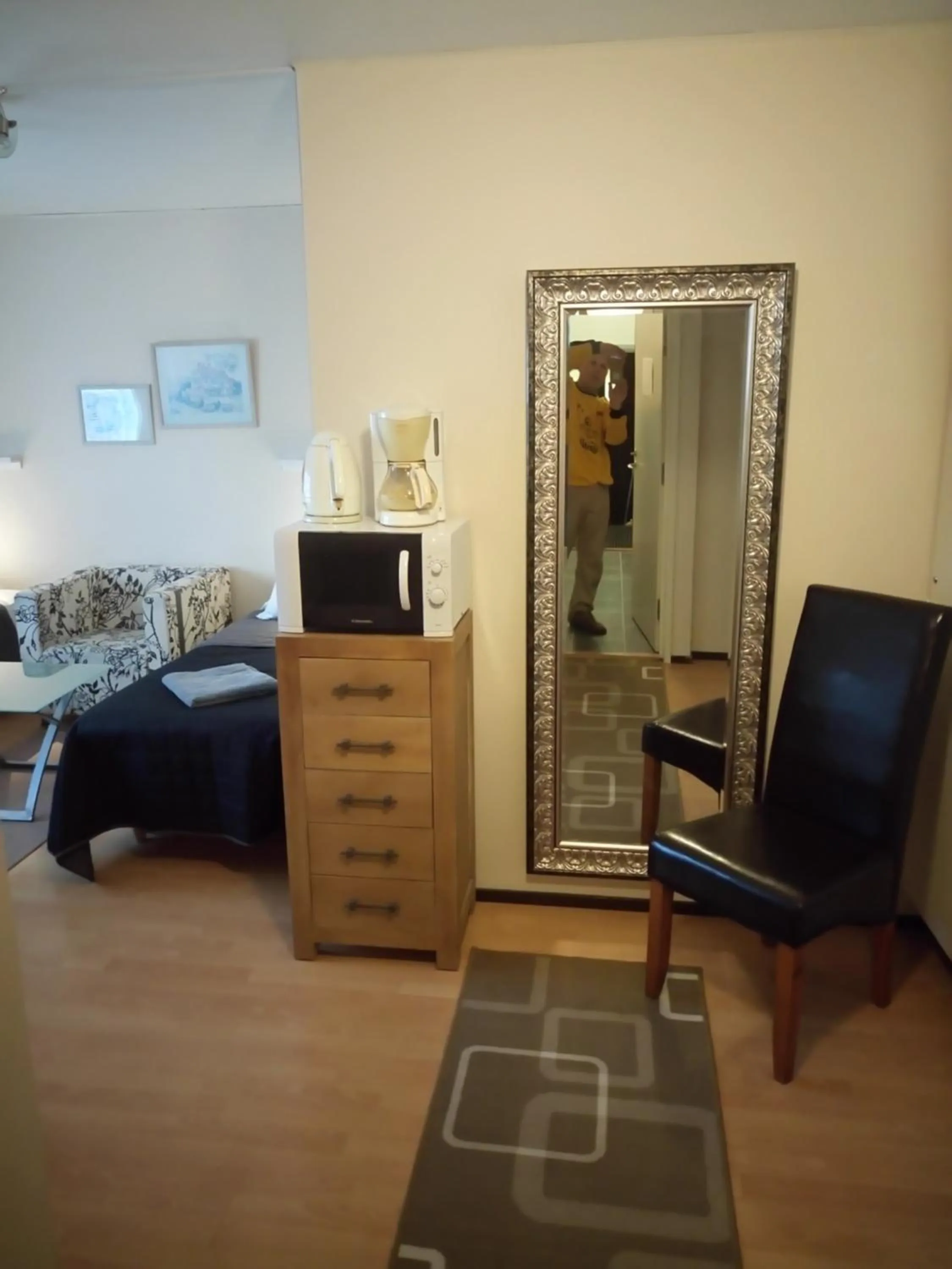 Bed in Hotel Lamminpää