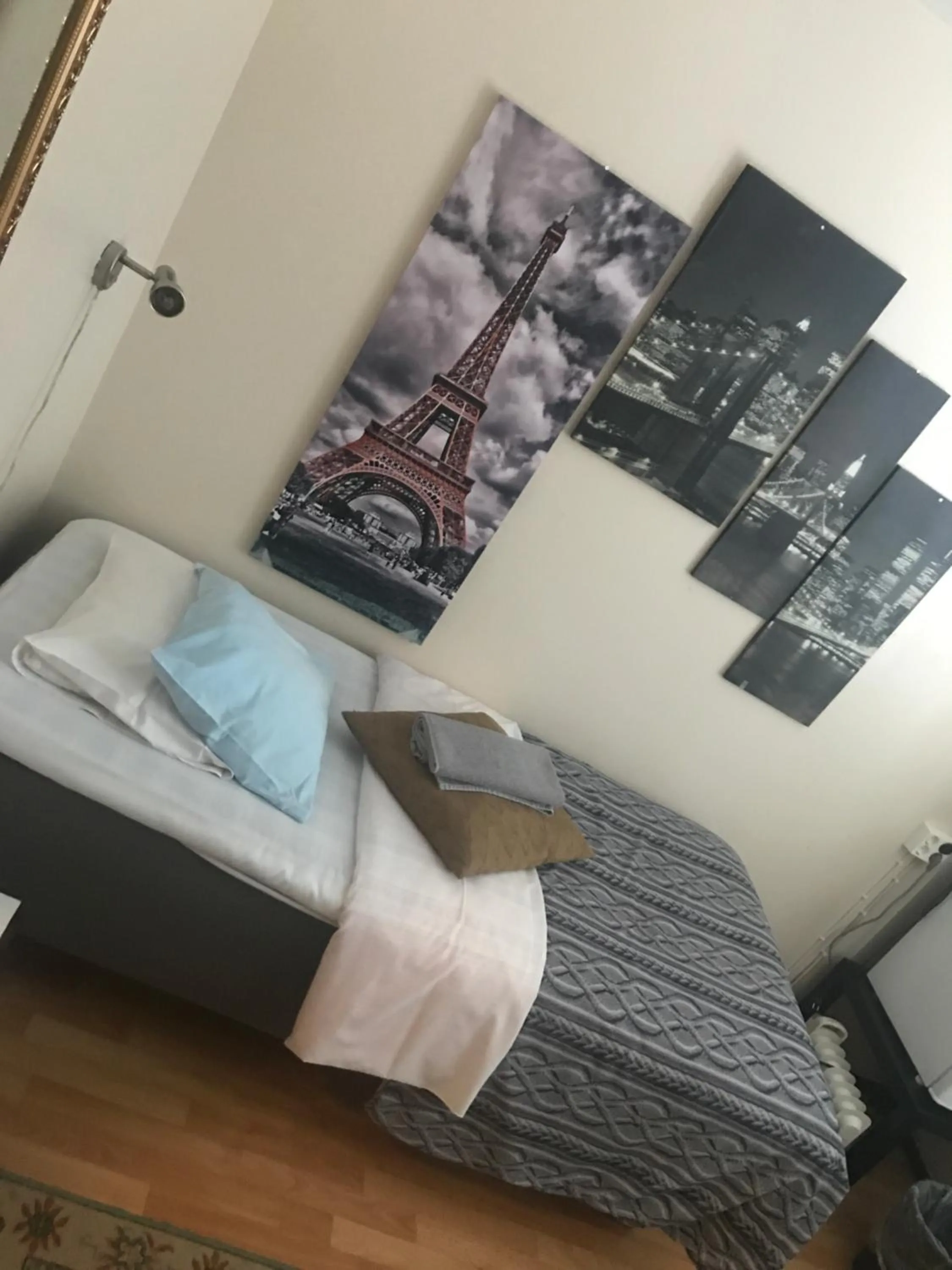 Bed in Hotel Lamminpää