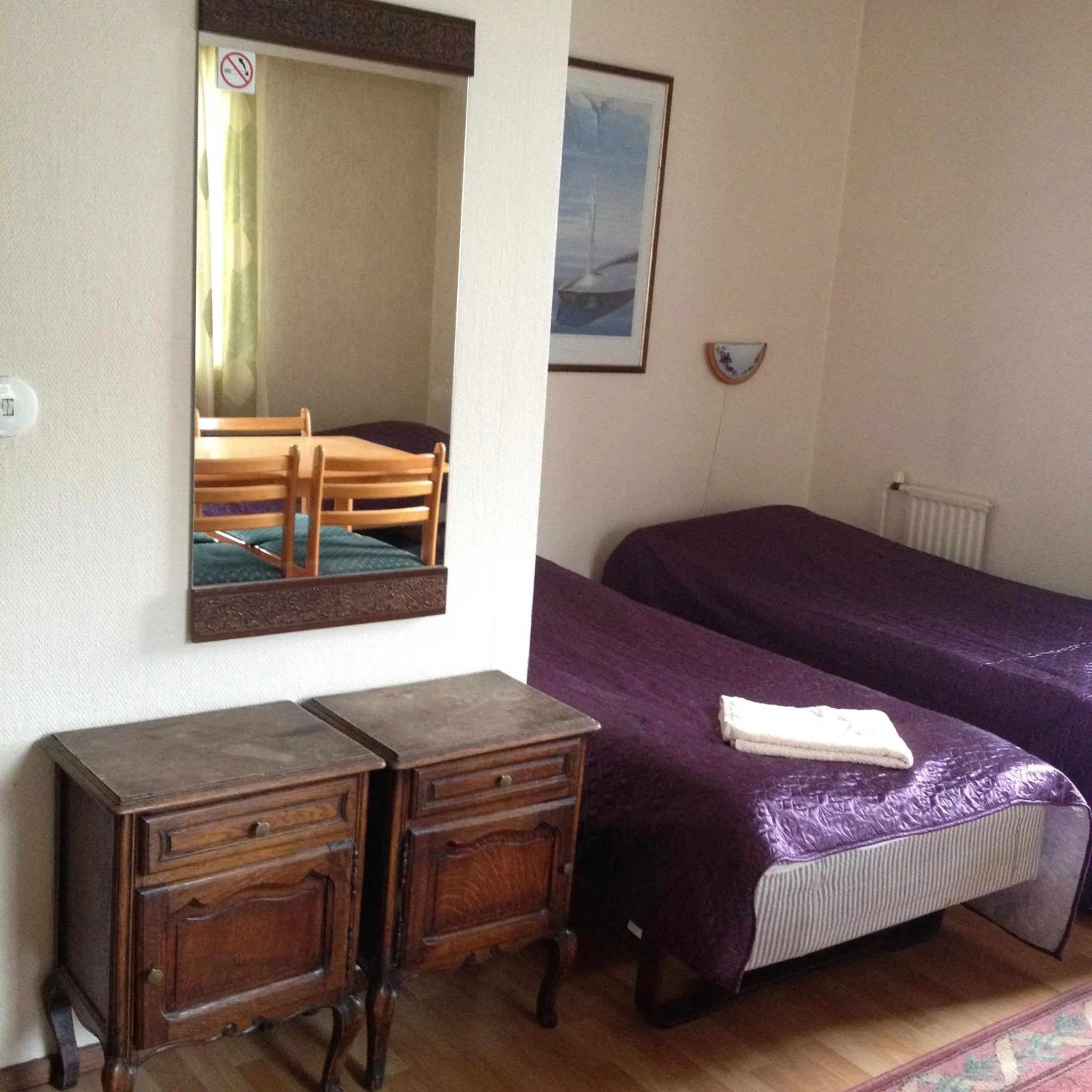 Bed in Hotel Lamminpää