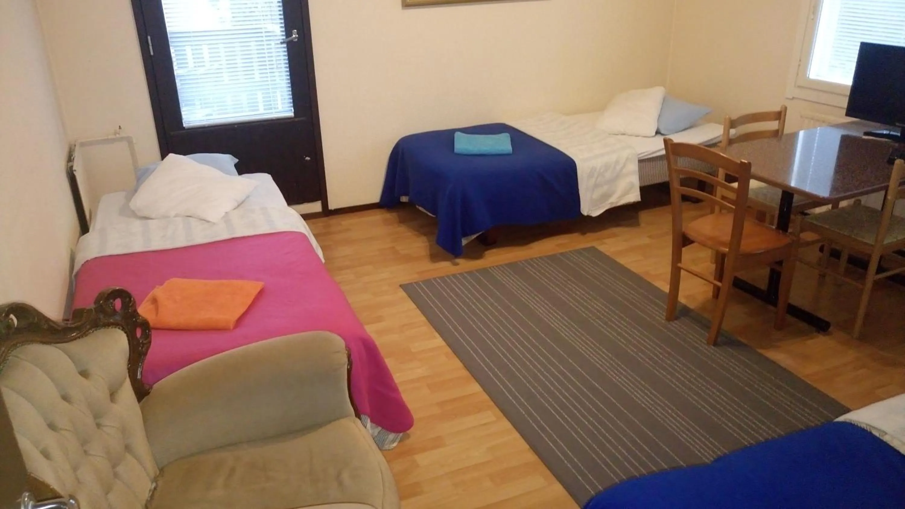 Bed in Hotel Lamminpää