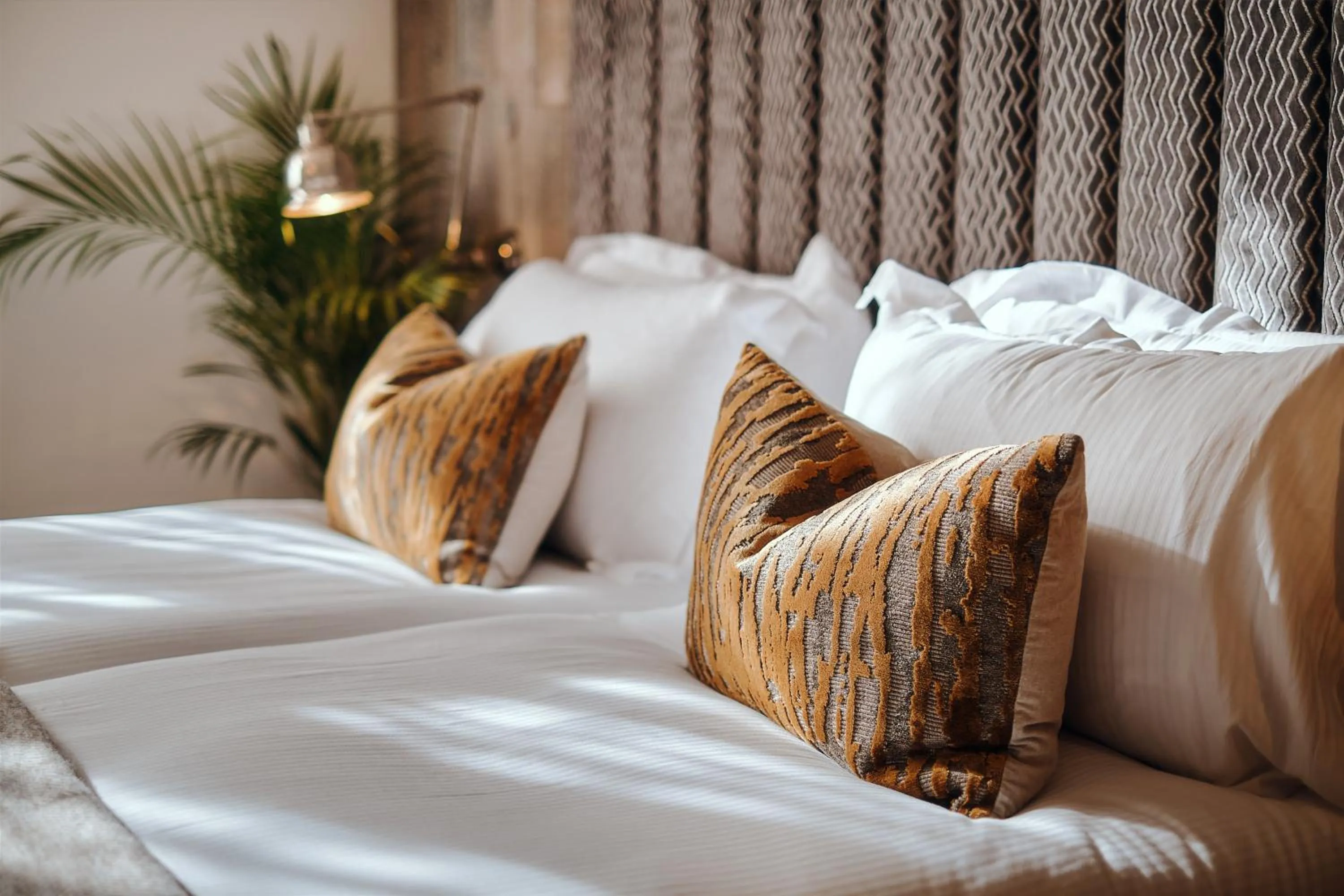 Bed in The Black Lion Pub & Boutique Guesthouse