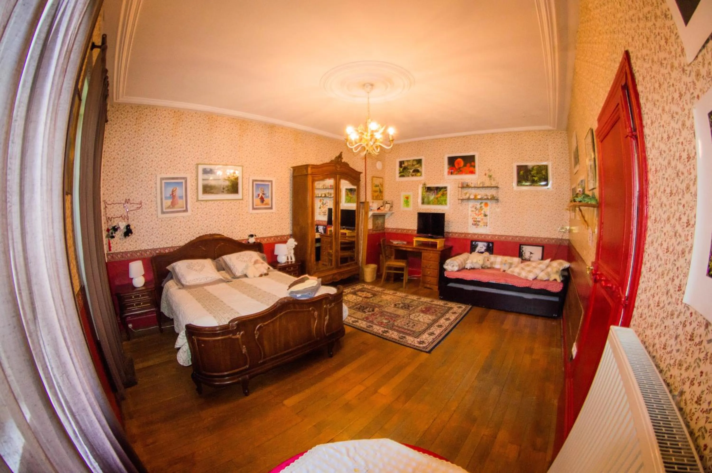 Bed in Chambres d'hôtes Au presbytère