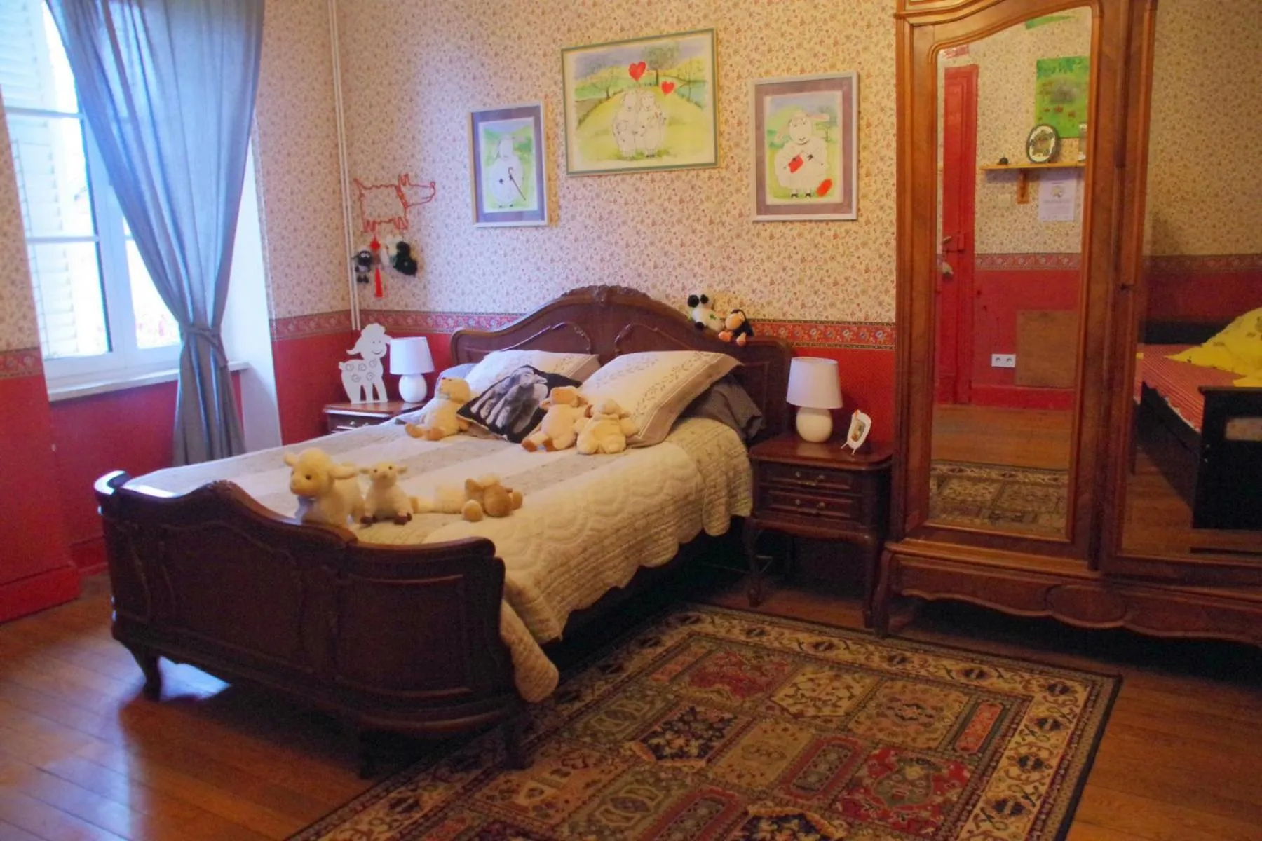 Bed in Chambres d'hôtes Au presbytère