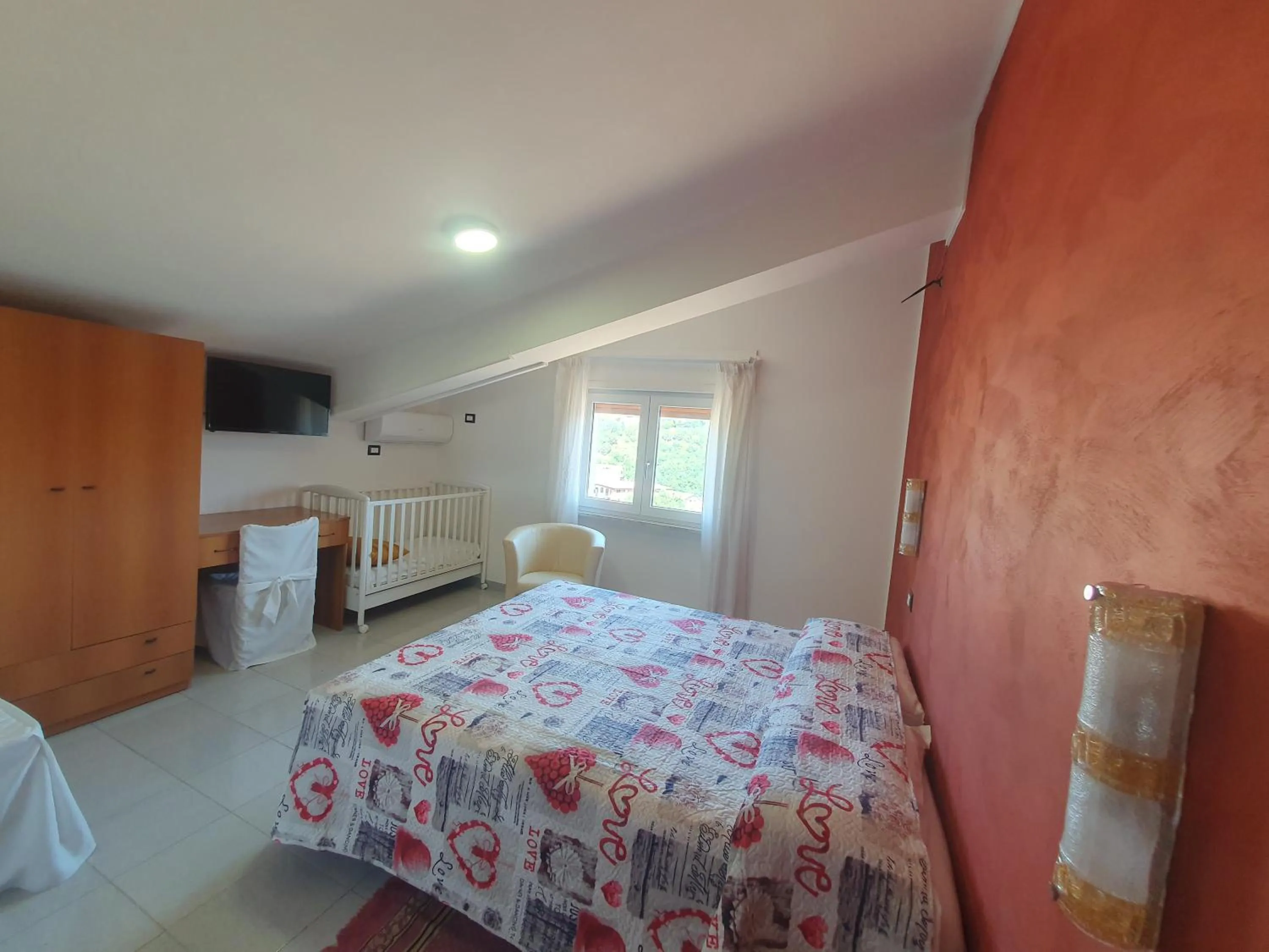 Photo of the whole room, Bed in Hotel Ristorante SUPERSONIK