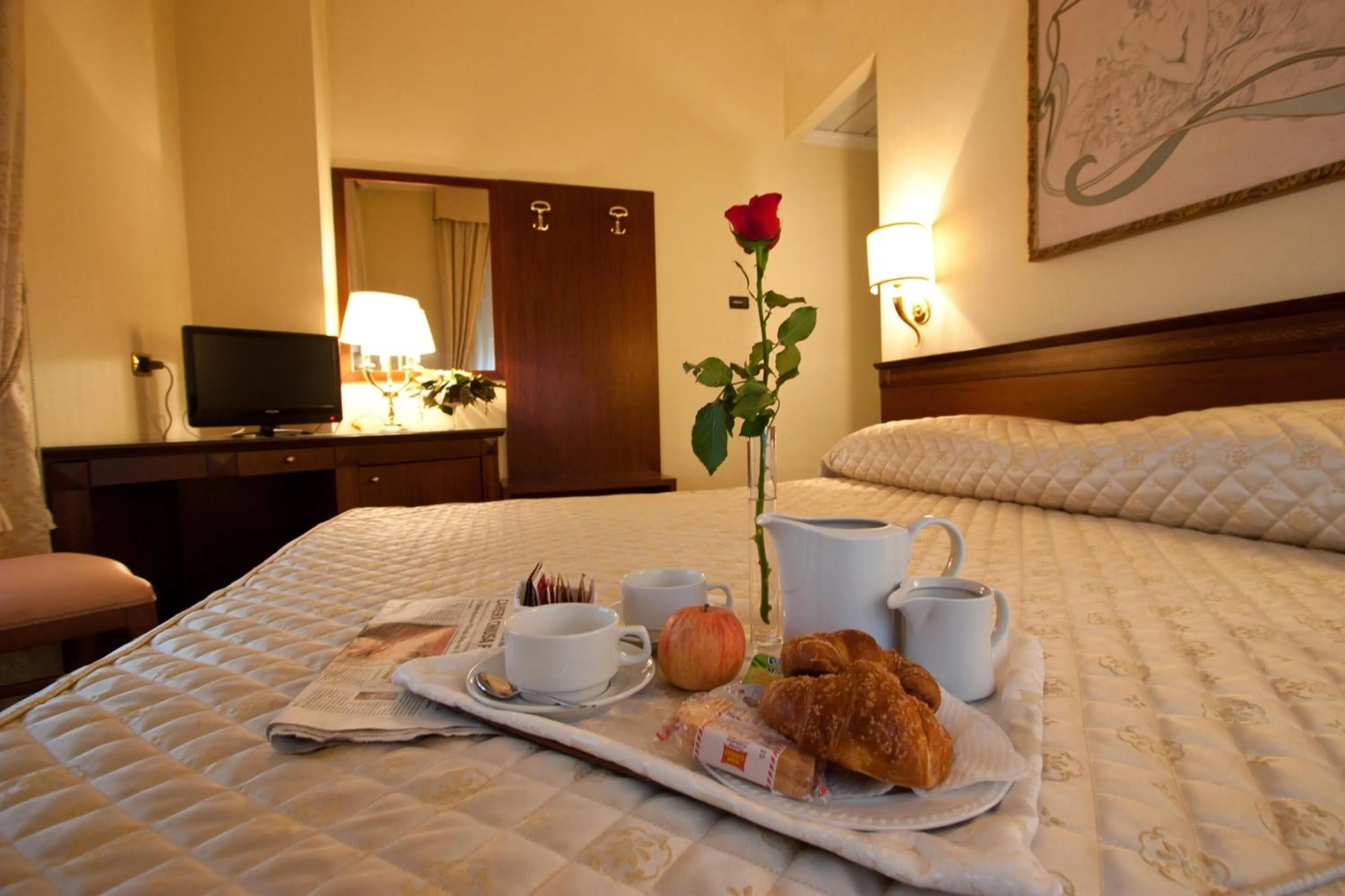 Bedroom, Bed in Hotel Villa Ida