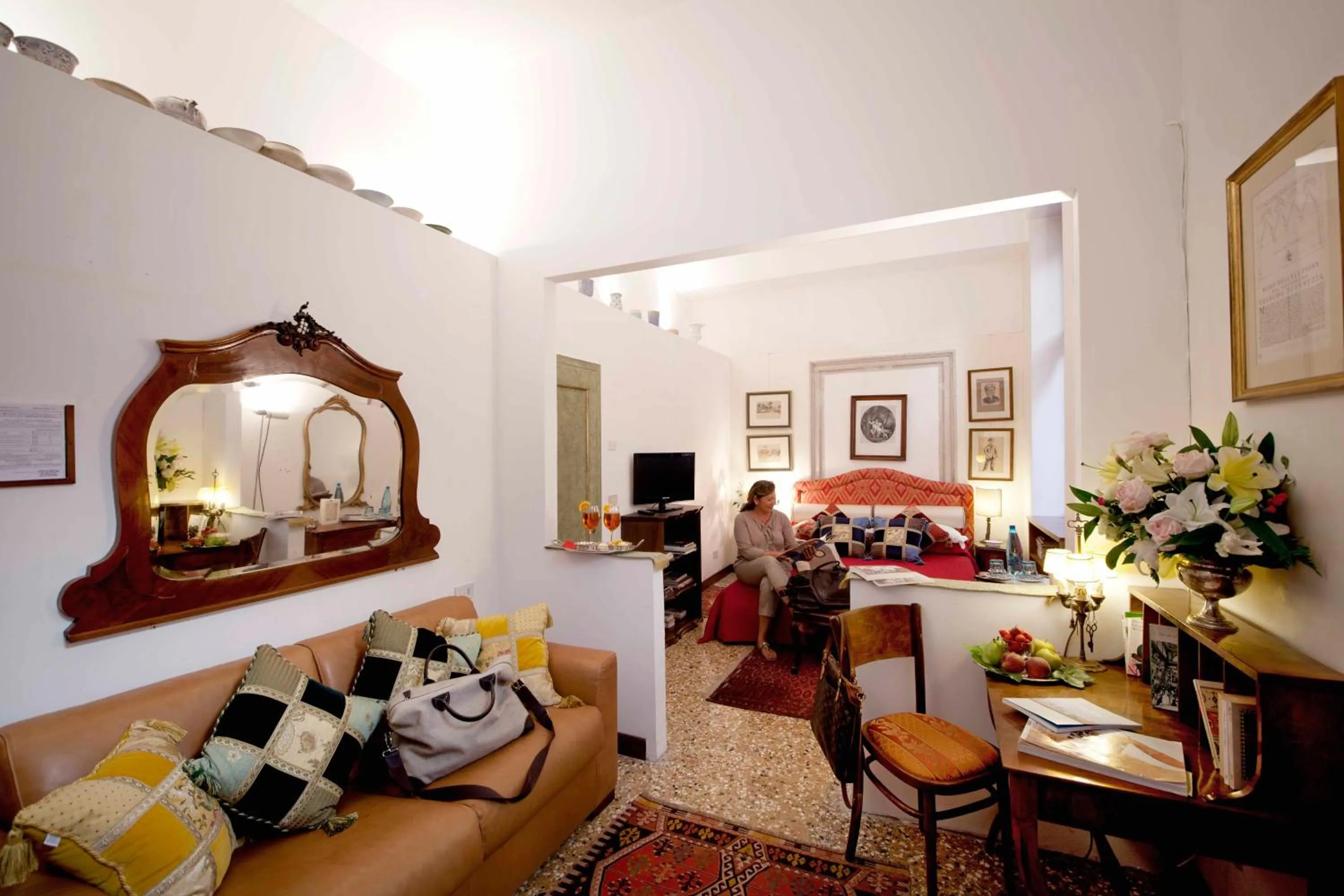 Bed in Palazzetto Pisani Grand Canal