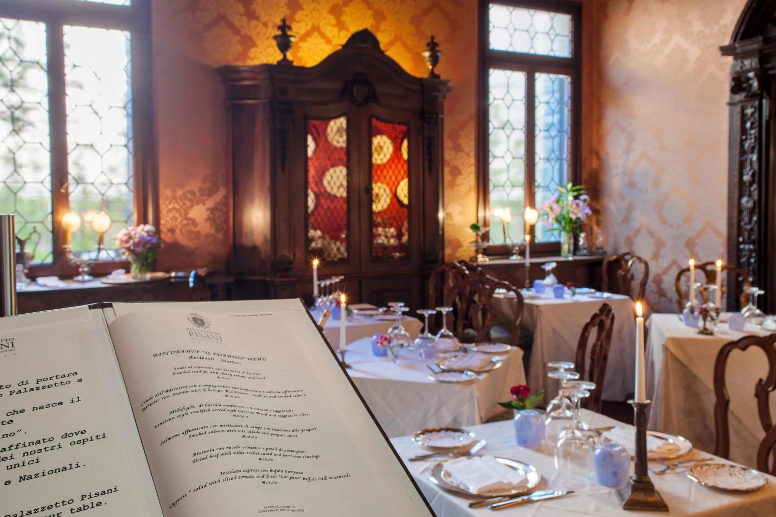 Restaurant/places to eat in Palazzetto Pisani Grand Canal