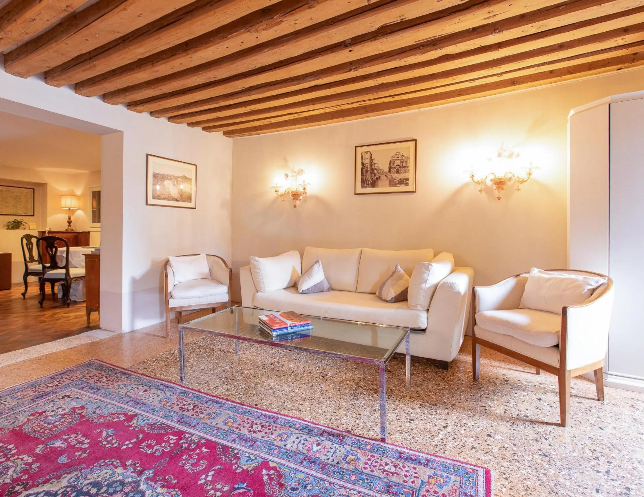 Living room in Palazzetto Pisani Grand Canal