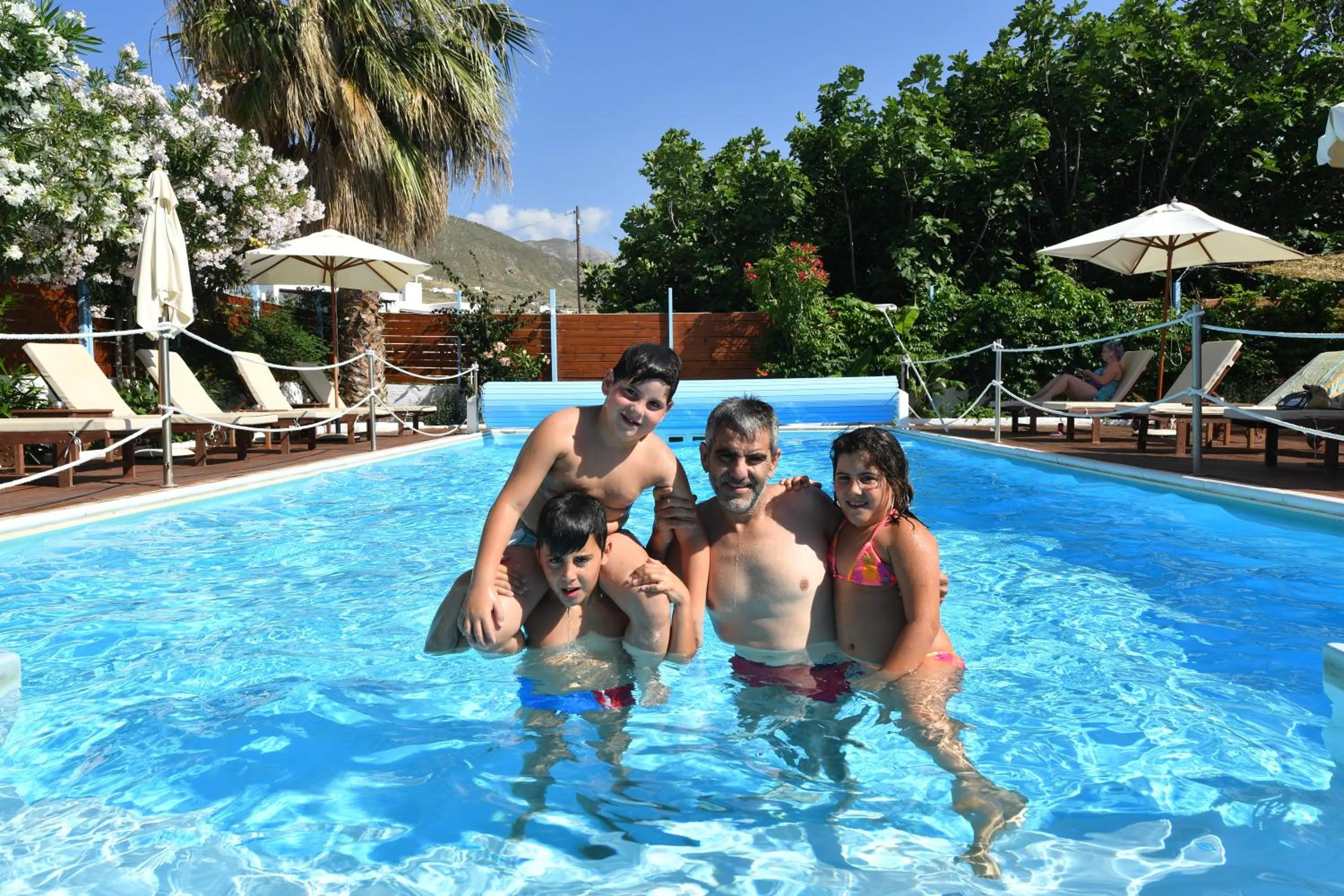 Swimming pool in Villa Katerina