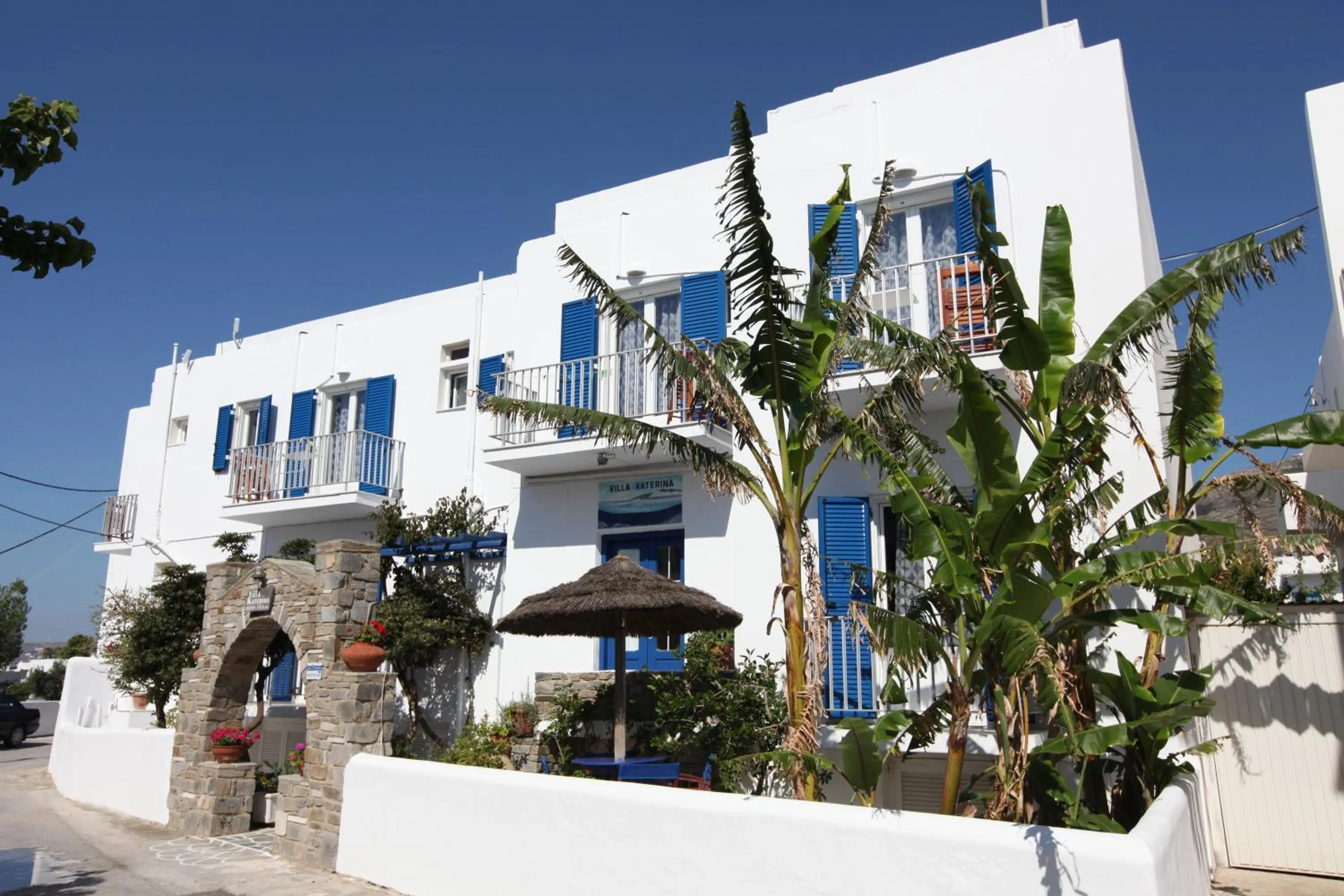 Facade/entrance in Villa Katerina