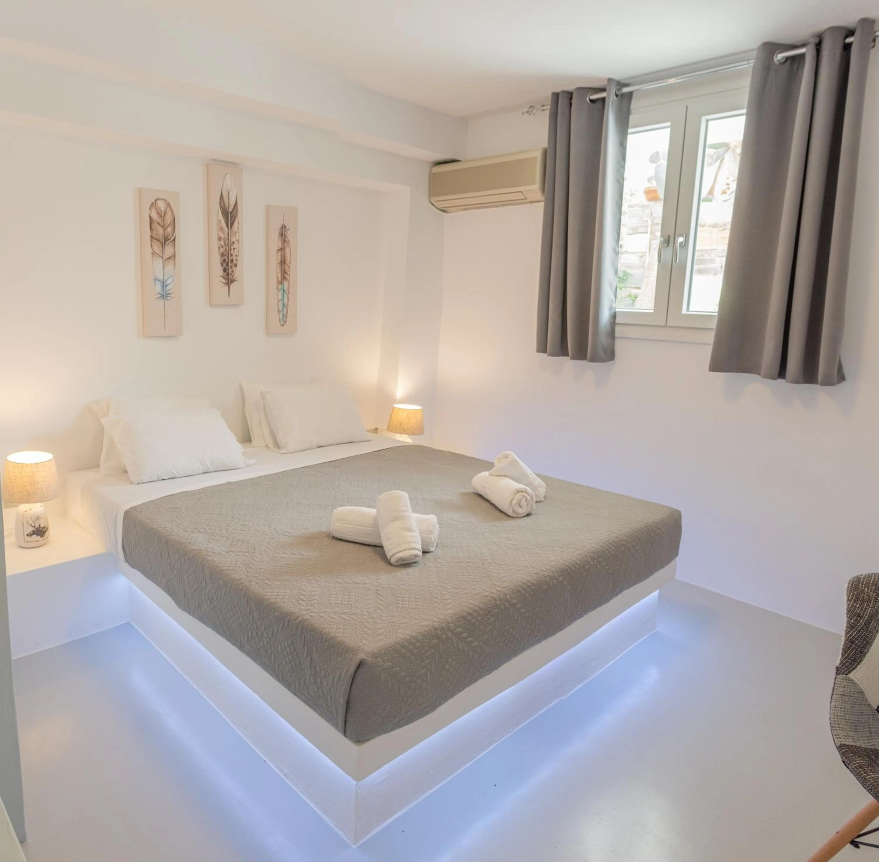 Bedroom, Bed in Villa Katerina