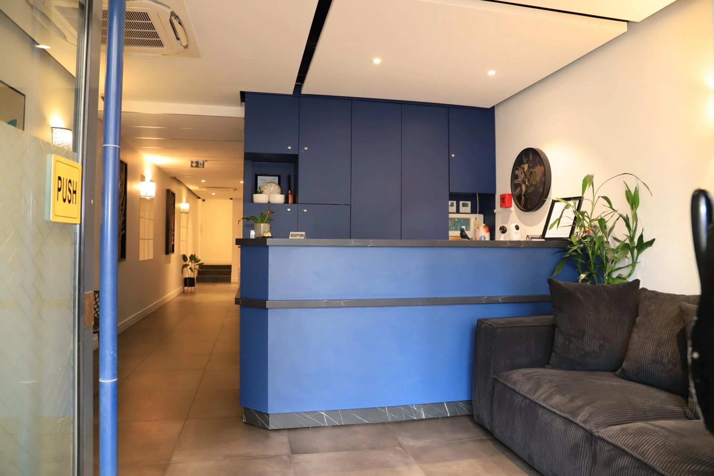 Lobby or reception in AMHotel Italie