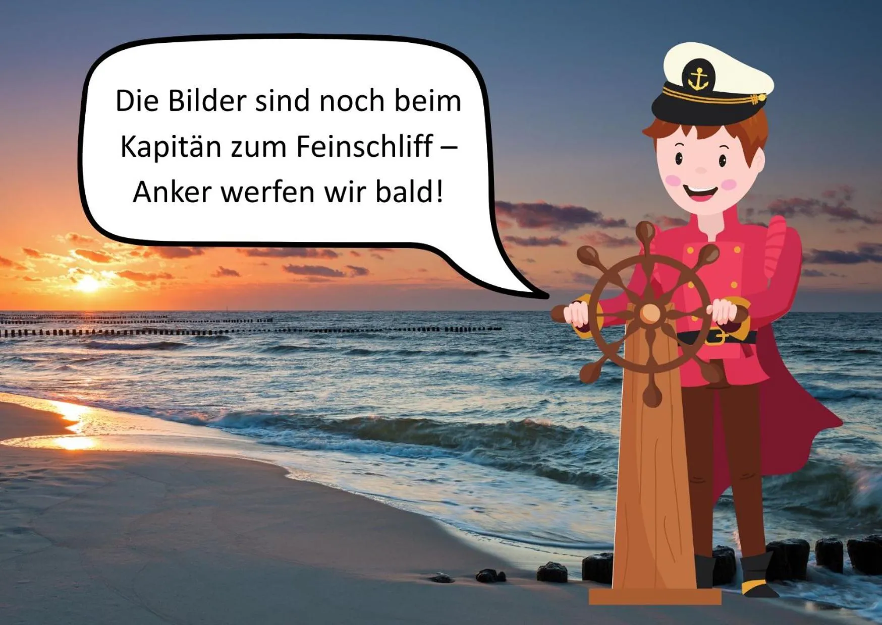 Text overlay in Vineta Strandhotels