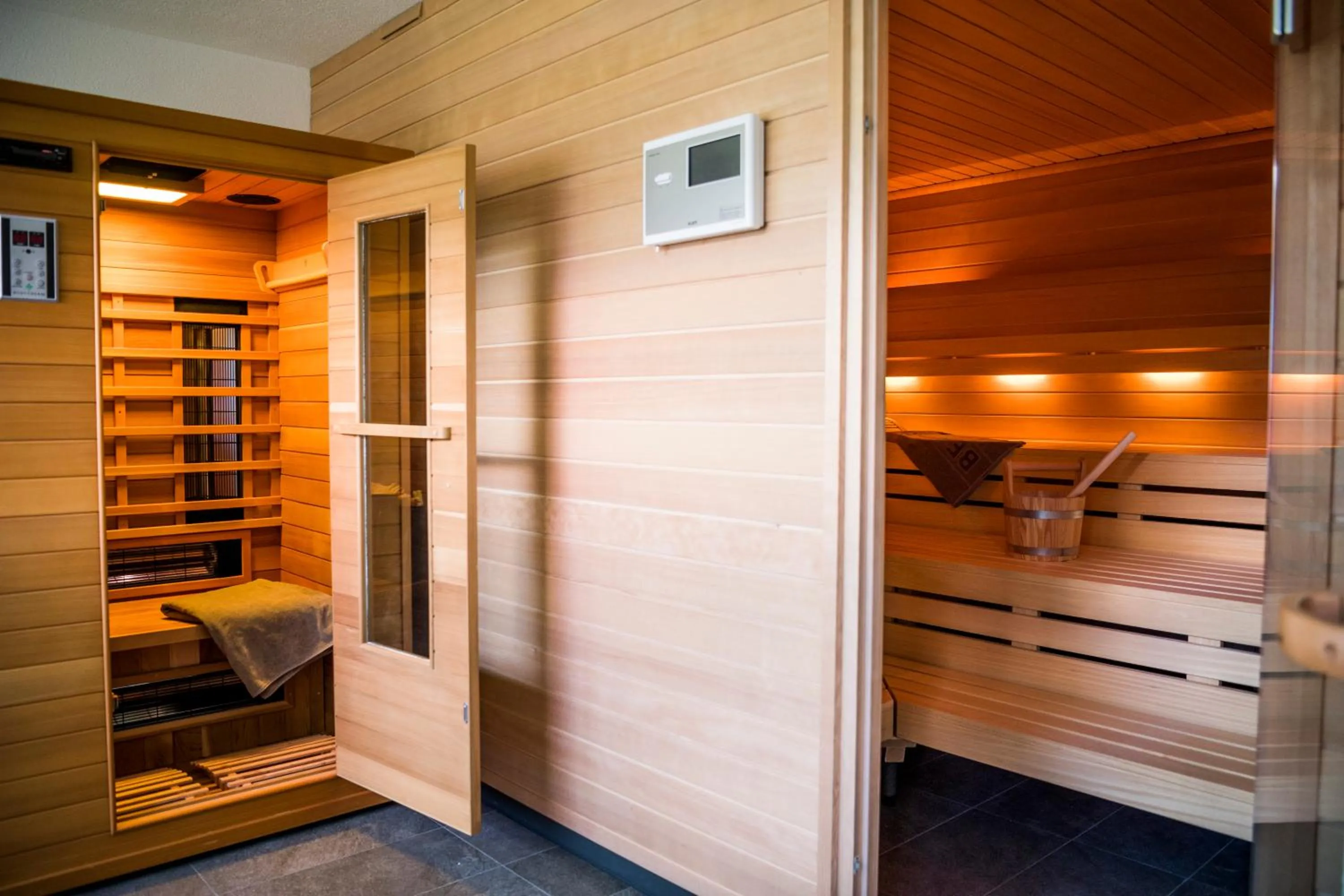 Sauna, Bed in Hotel Matt