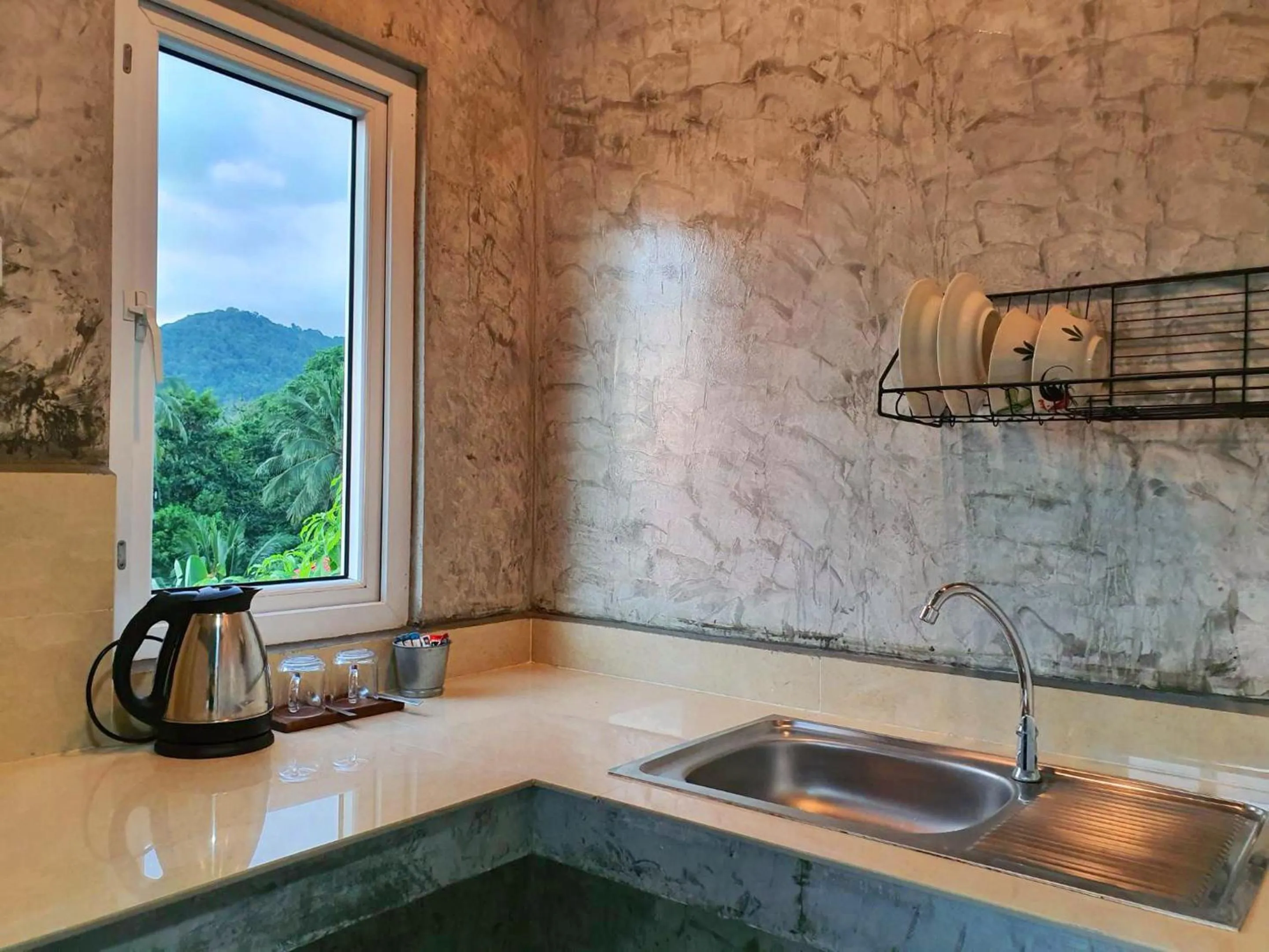 Kitchen or kitchenette in Life koh tao resort