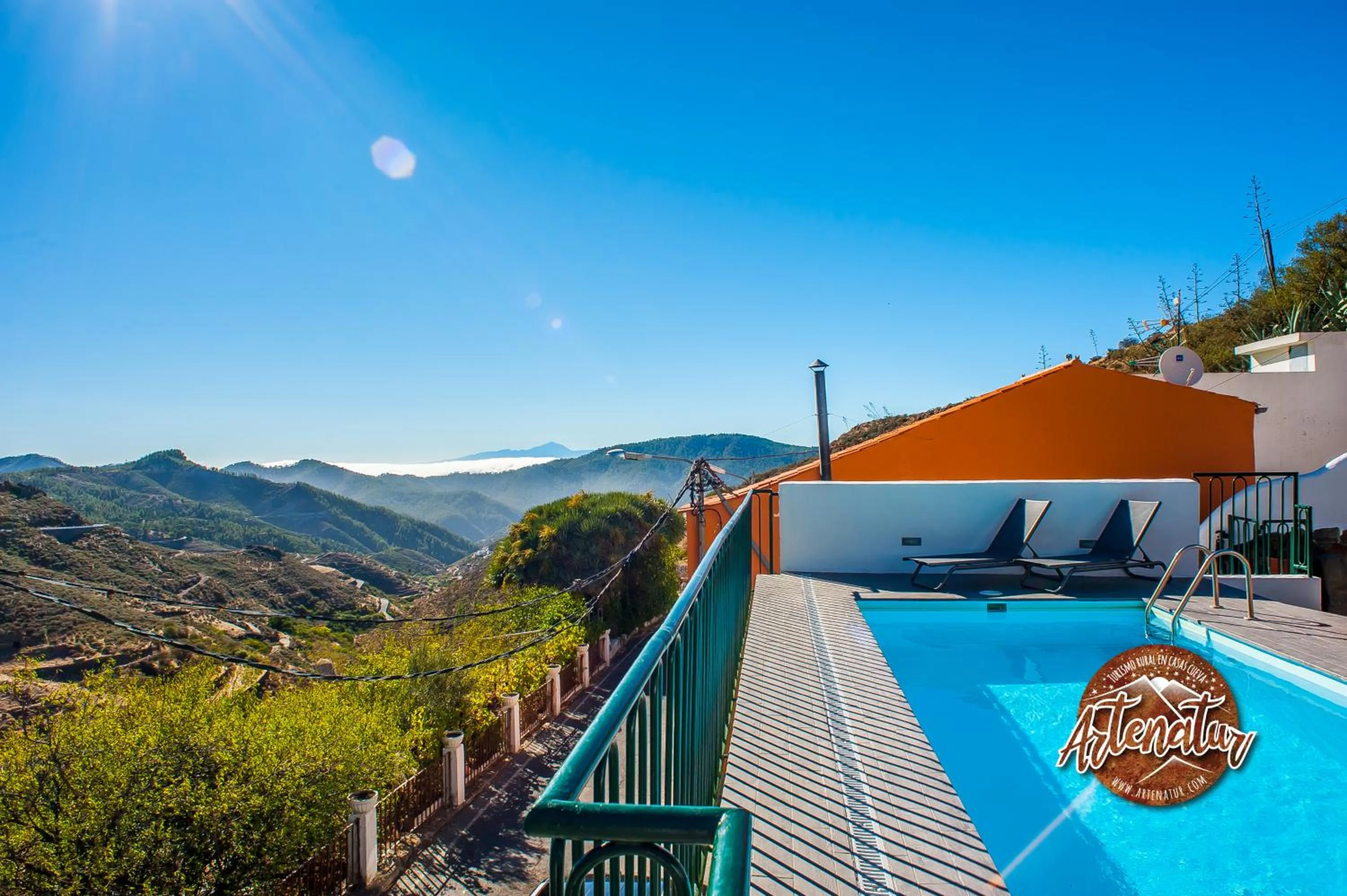 Mountain view in Casa Cueva El Mimo By Artenatur