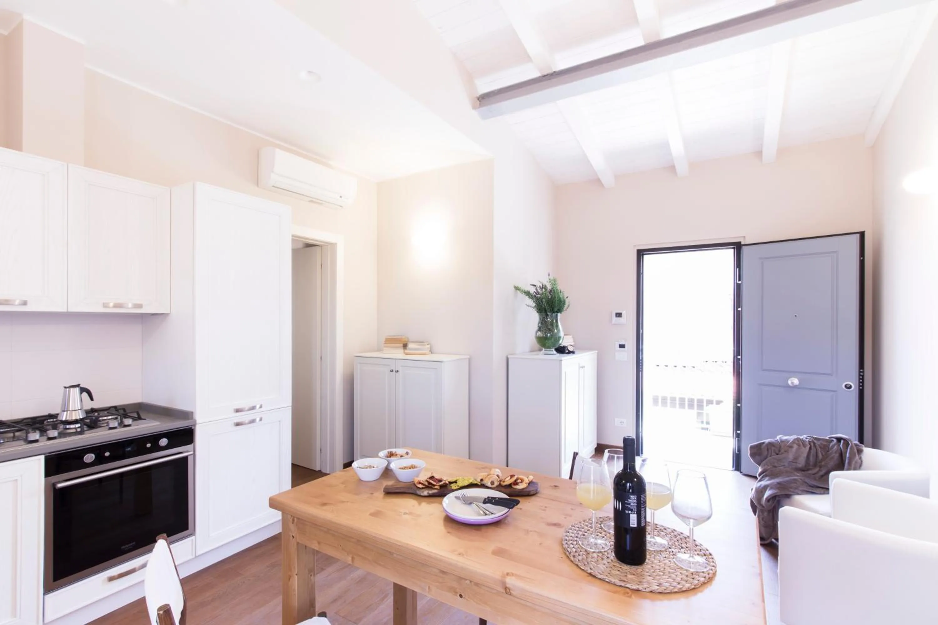 Kitchen or kitchenette in Agave in Città