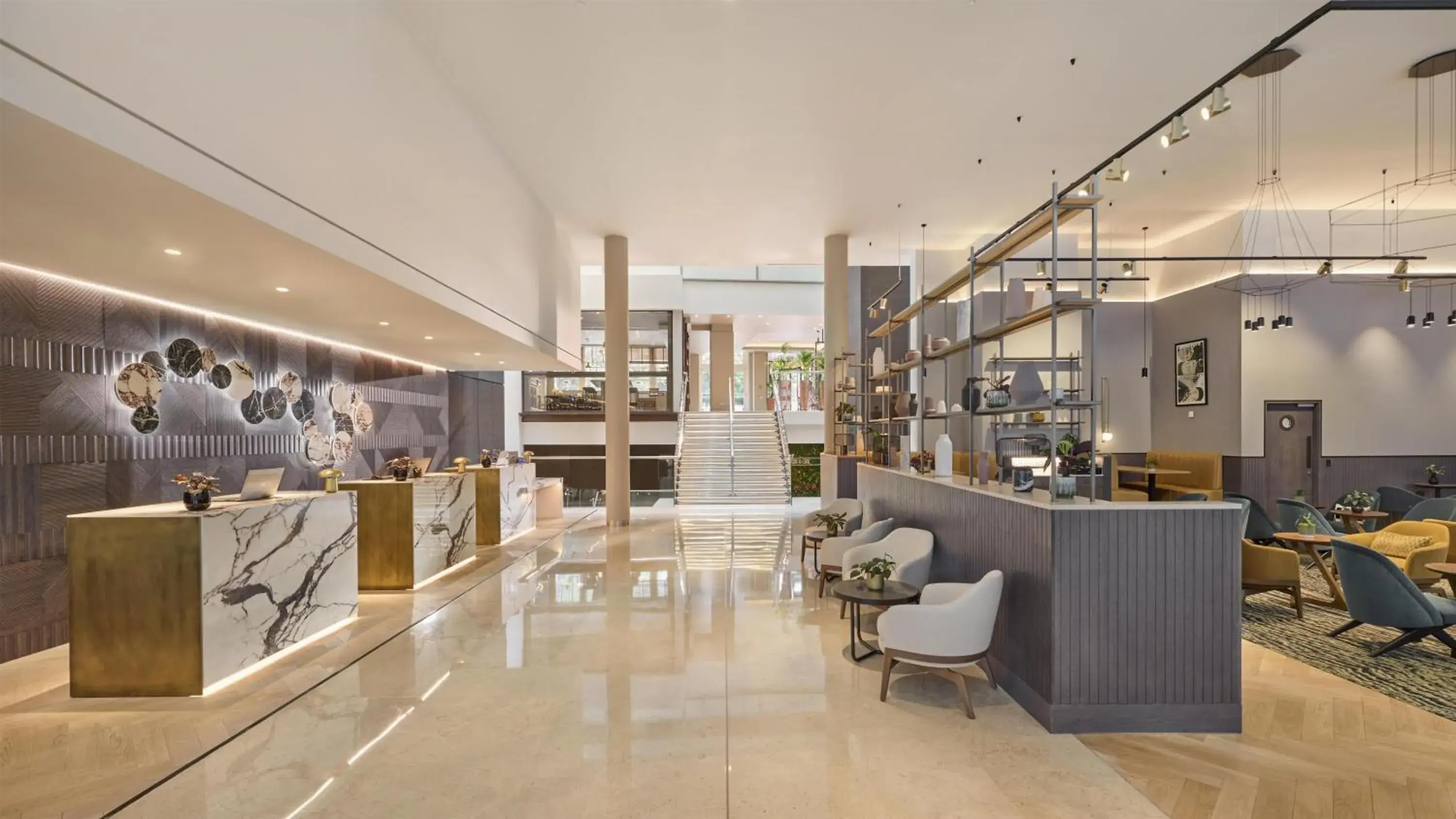 Lobby or reception in Hyatt Regency London Blackfriars Lobby or reception in Hyatt Regency London Blackfriars