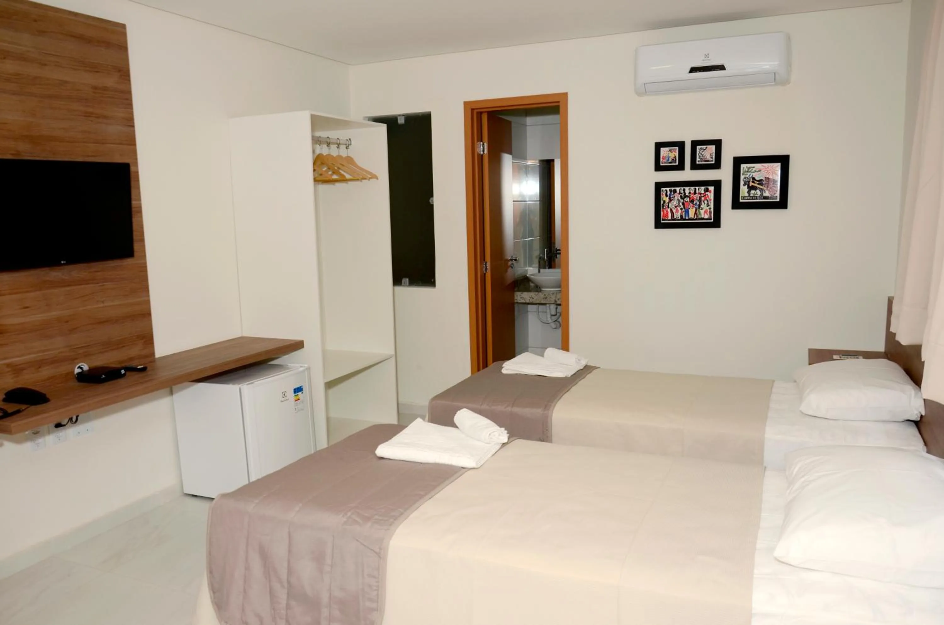 Bed in Asa Branca Hotel