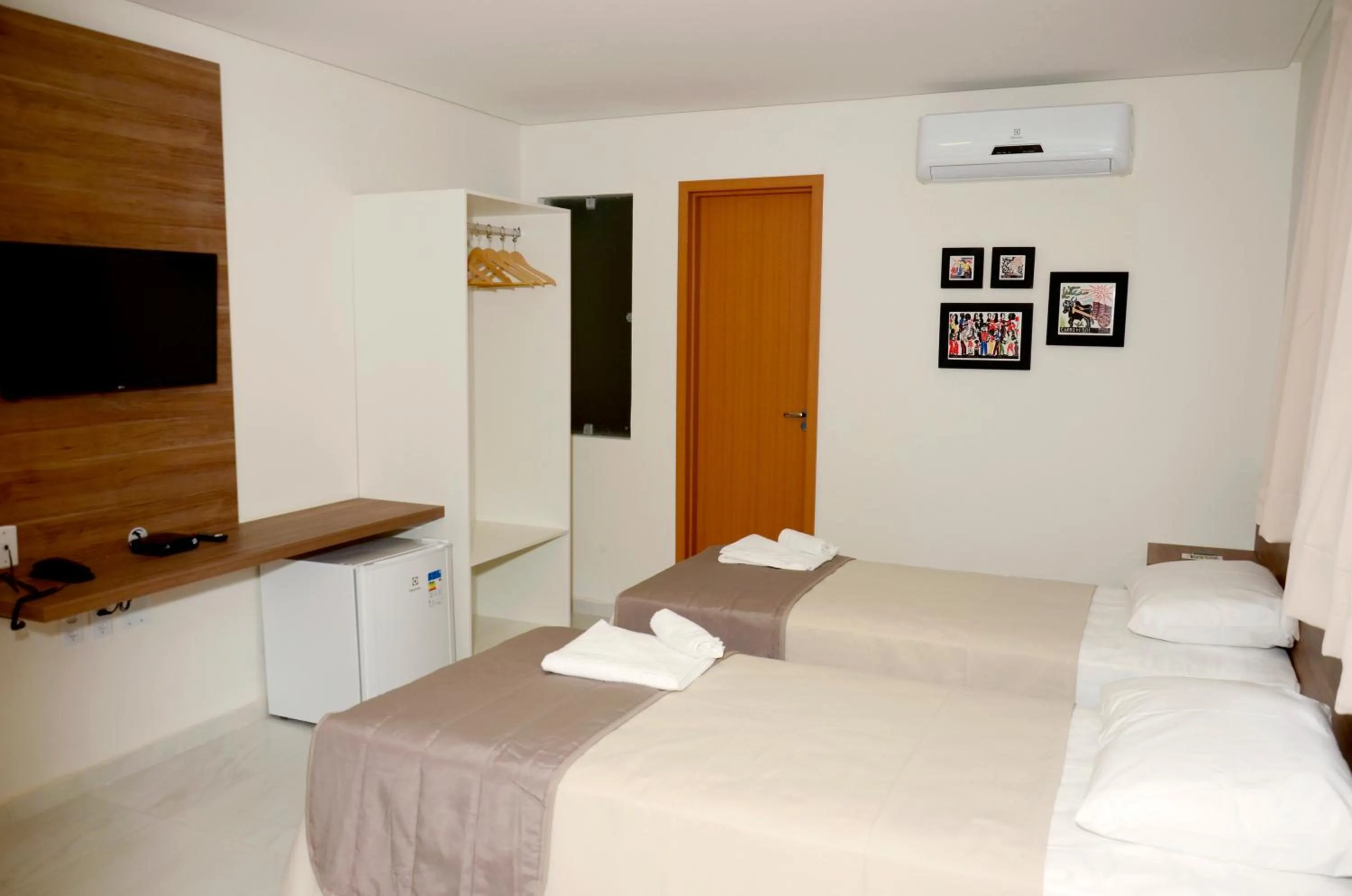 Bed in Asa Branca Hotel