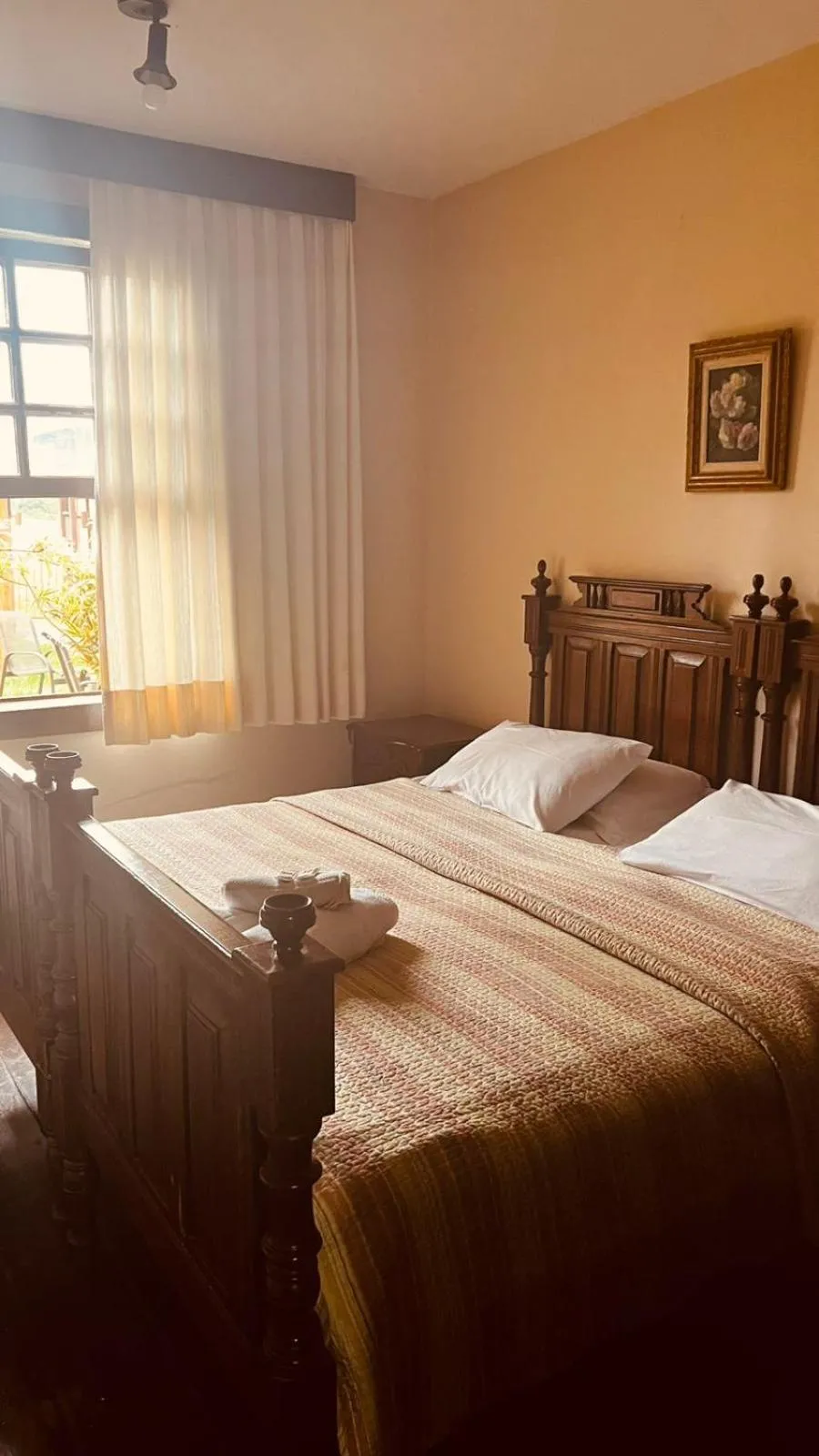 Bed in Hotel Fazenda Horizonte Belo