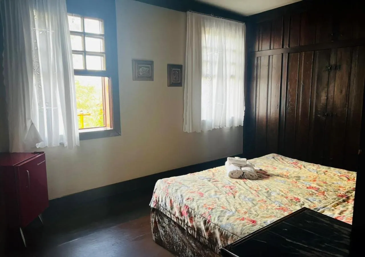 Bed in Hotel Fazenda Horizonte Belo