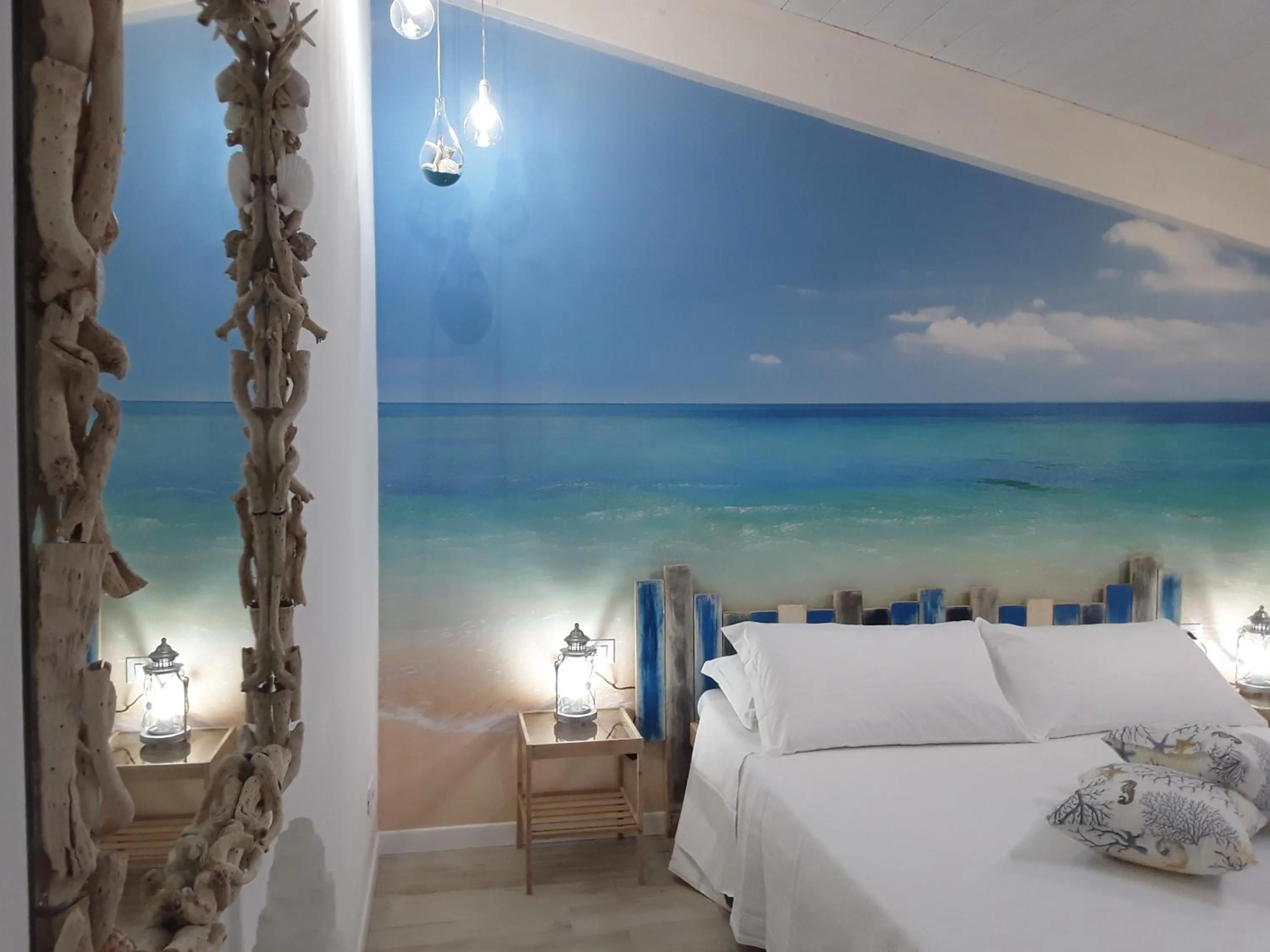 Bedroom, Bed in Acquamarina b&b