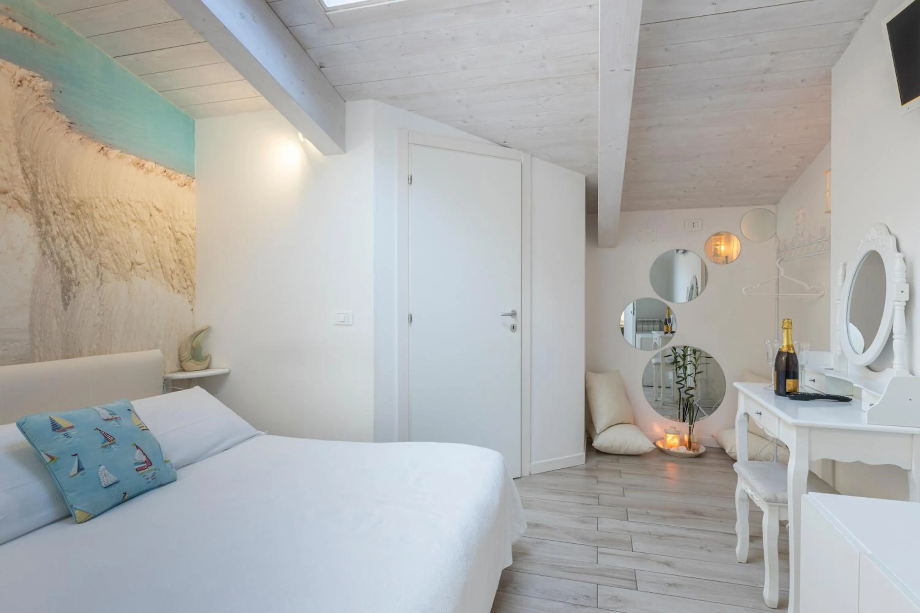 Bedroom, Bed in Acquamarina b&b