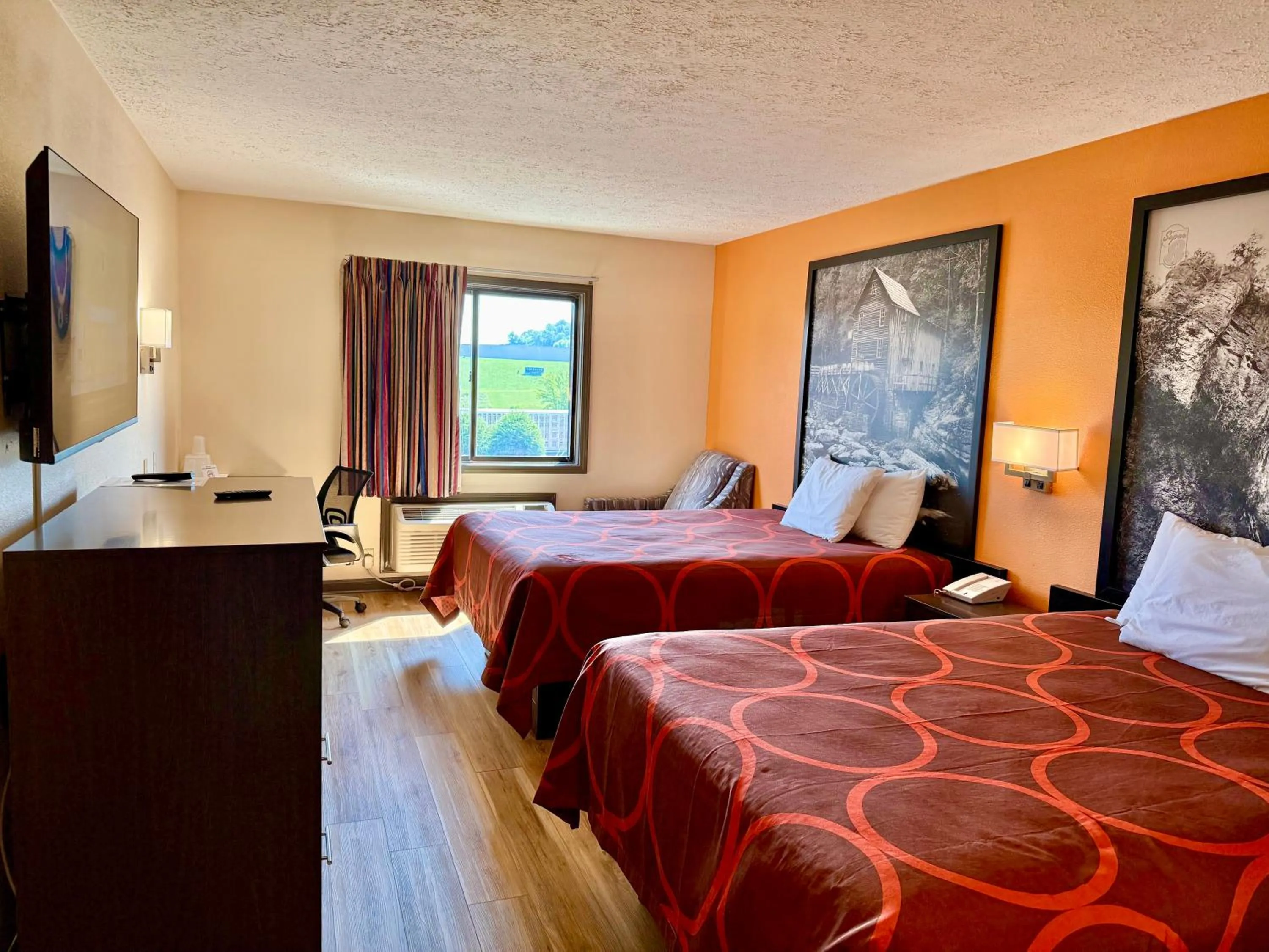 Bed in Super 8 by Wyndham Hillsville