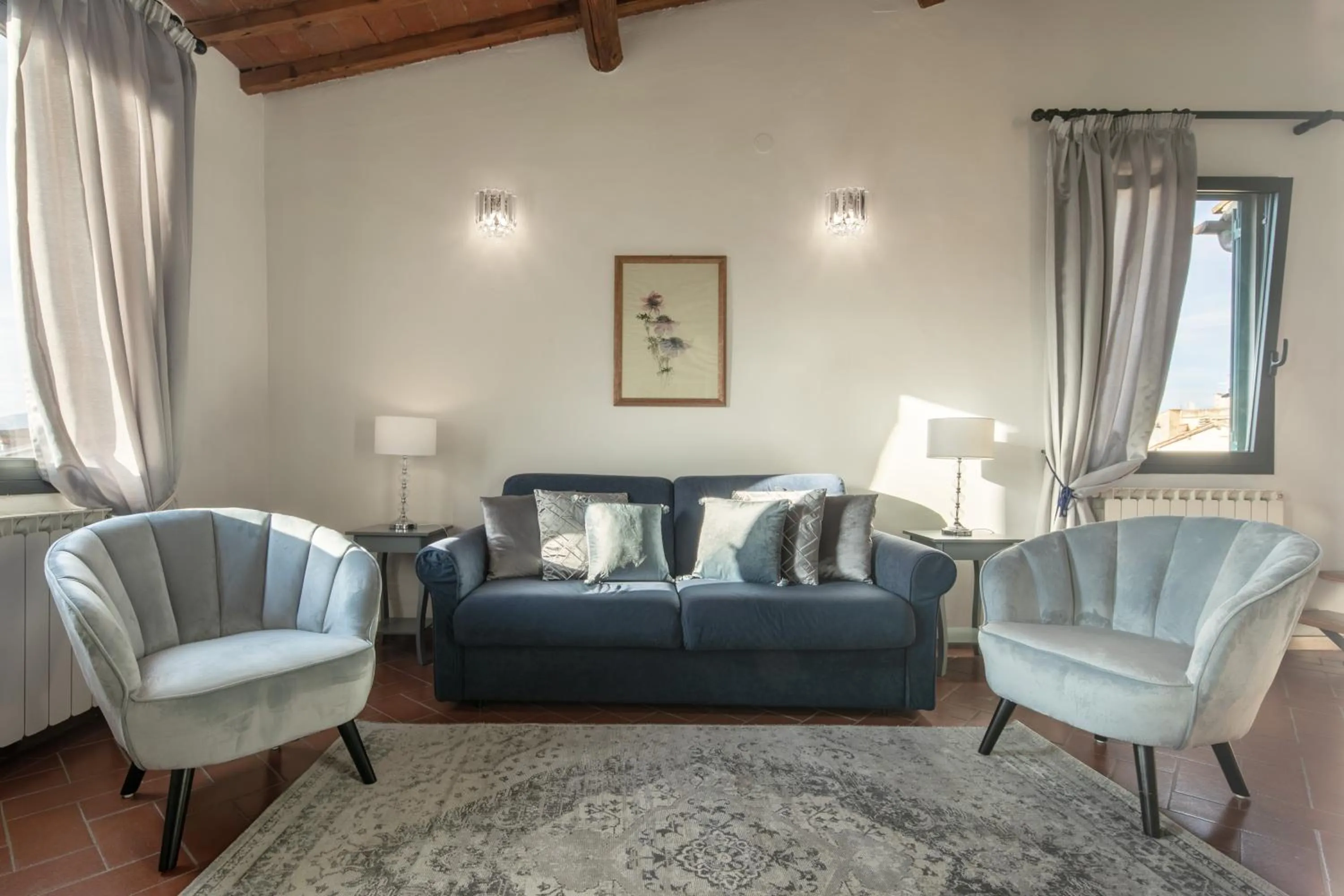 Living room in Pitti Luxury Terrace by Mmega