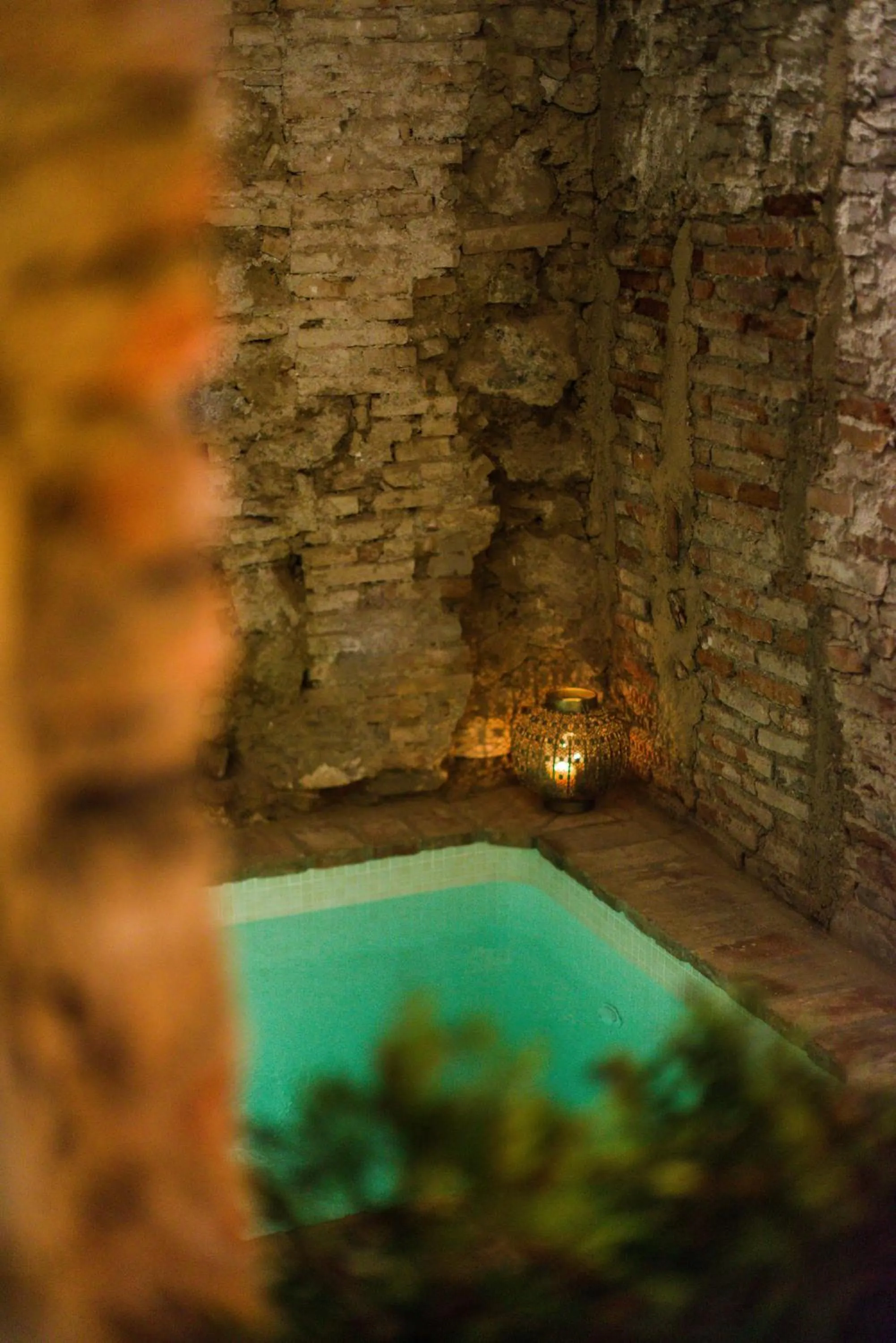 Hot Spring Bath in Balneario Aguas de Villaharta
