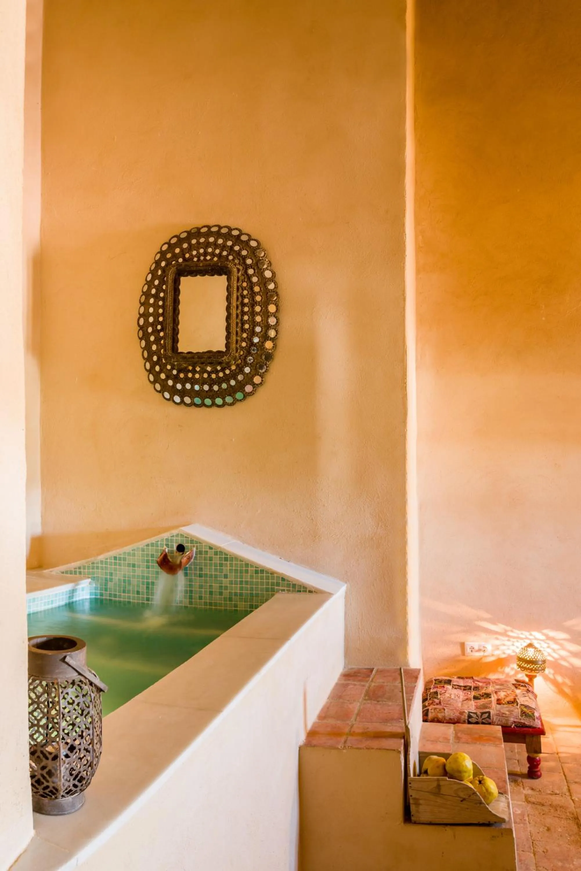 Hot Spring Bath in Balneario Aguas de Villaharta